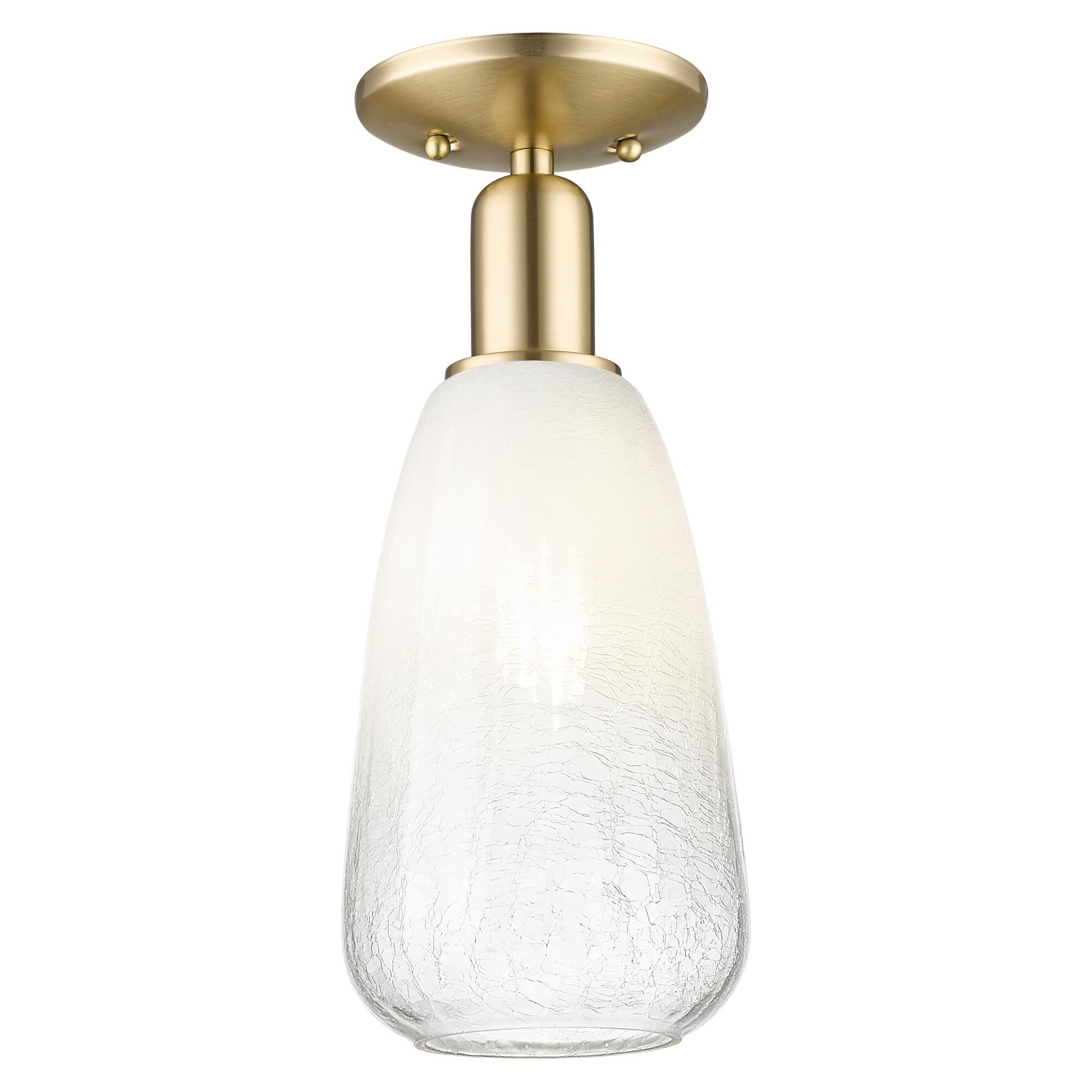 Bruno Marashlian Brookhaven Almond 6 Inch Semi Flush Mount by Innovations Lighting