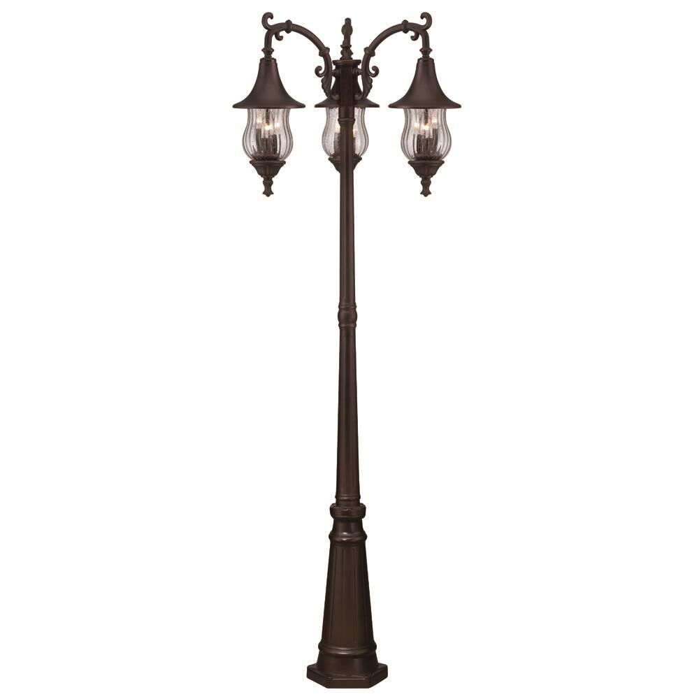Del Rio 81 Inch Tall 9 Light Outdoor Post Lamp by Acclaim Lighting