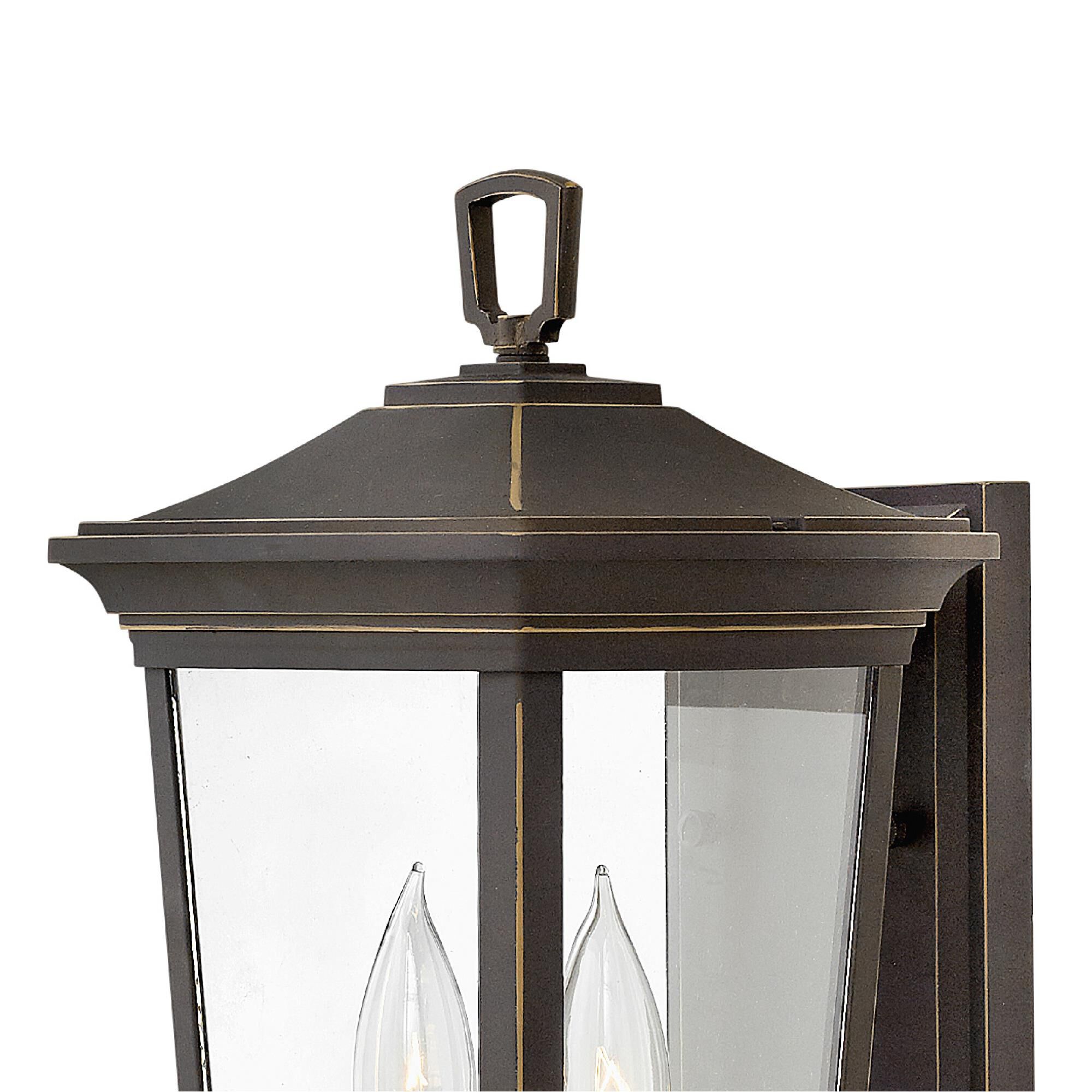 Shown in Oil Rubbed Bronze finish and Clear glass