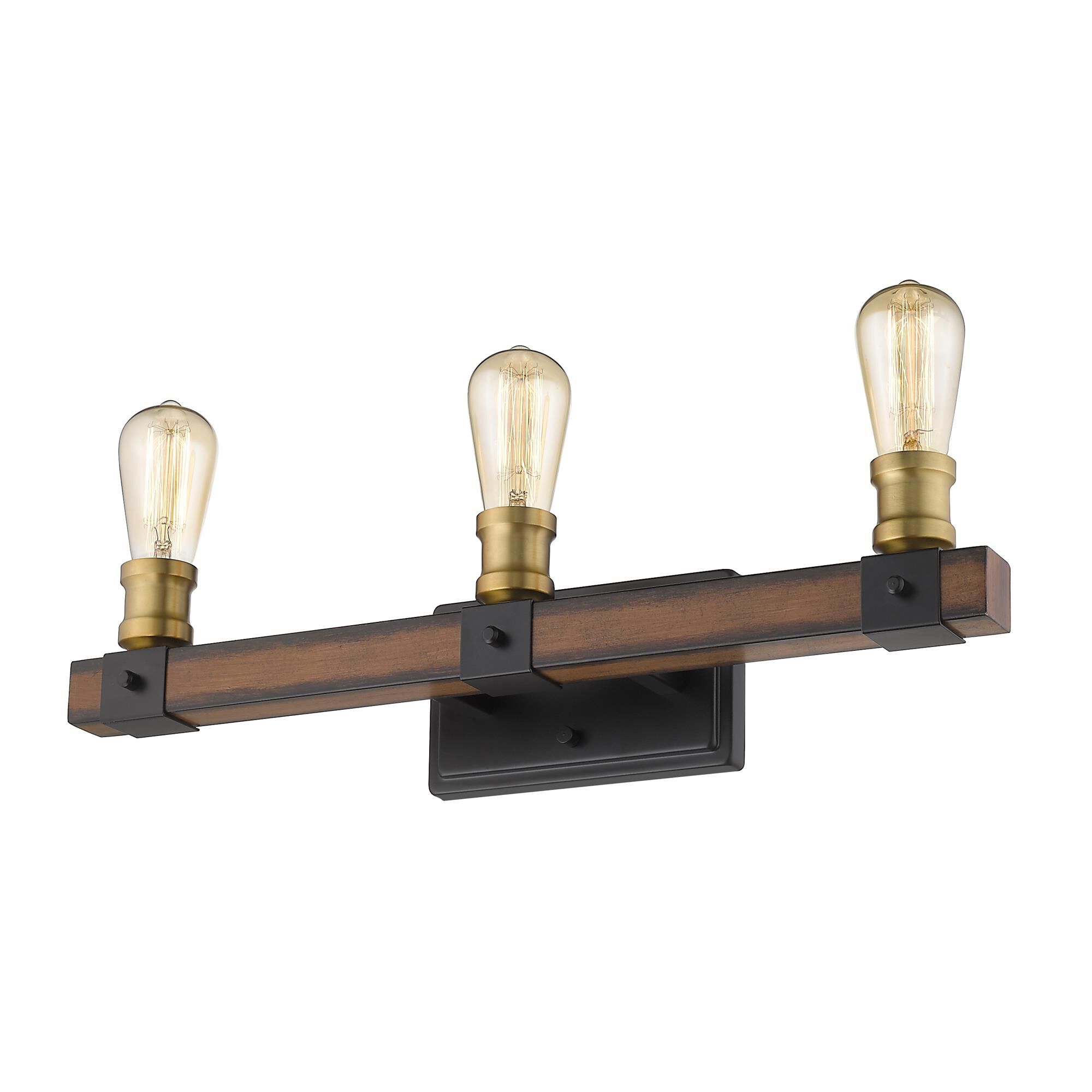 Shown in Rustic Mahogany finish and --- glass and --- shade
