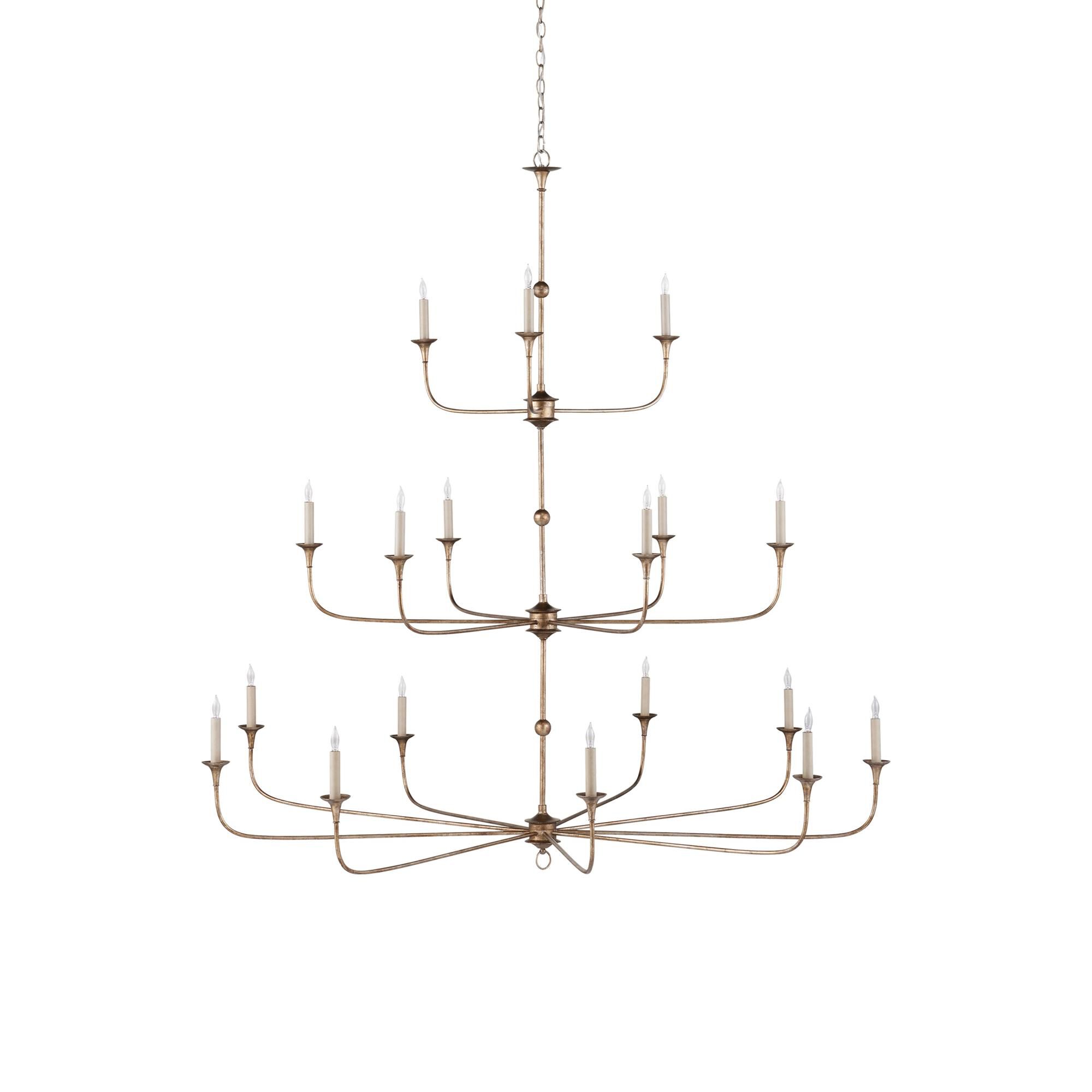 Nottaway 60 Inch Chandelier by Currey and Company
