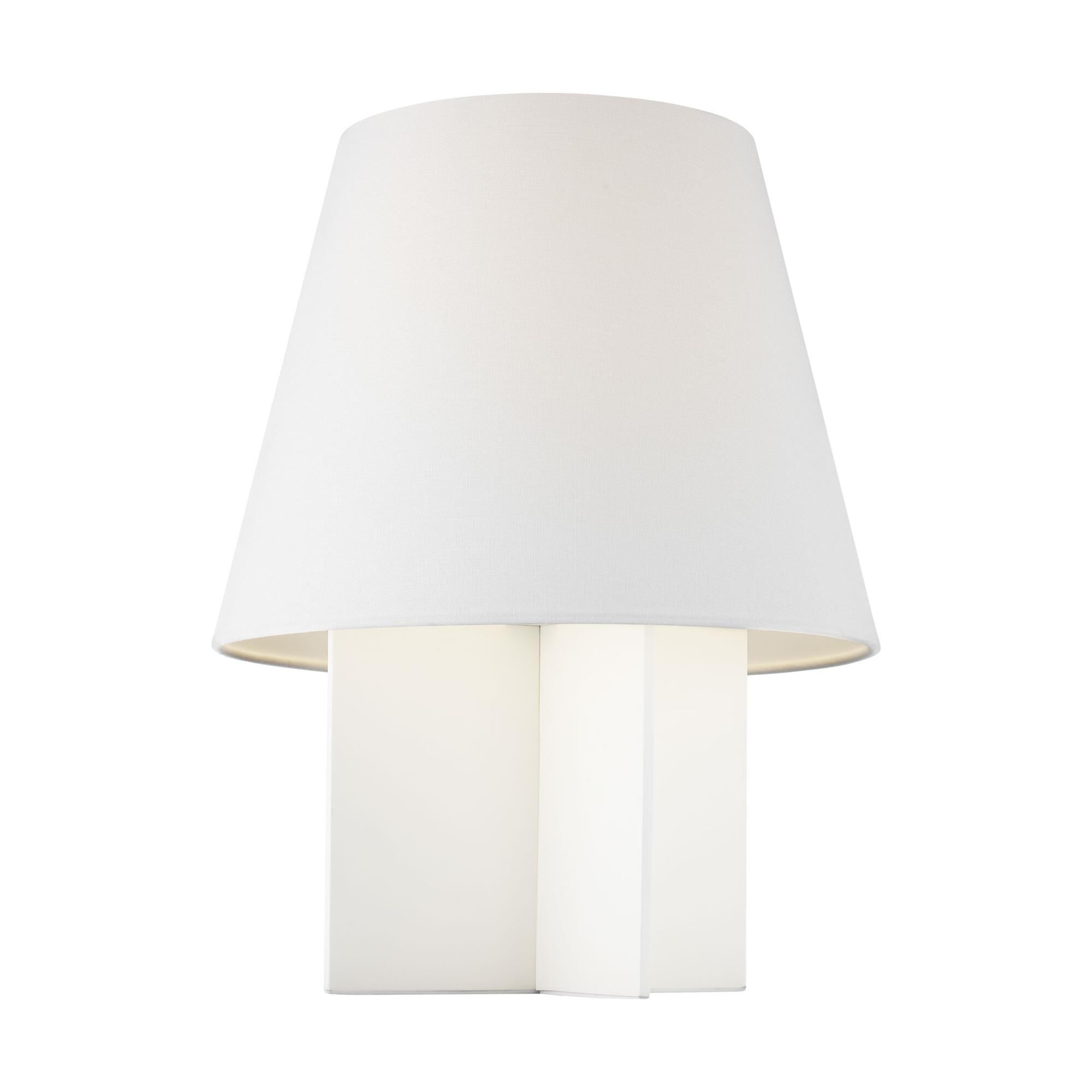 Shown in Soft Linen finish and White Linen shade