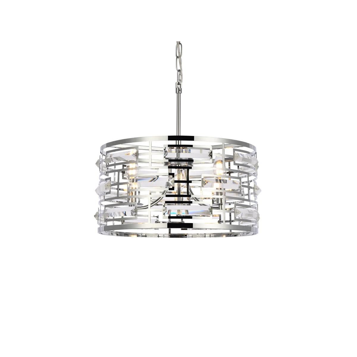 Shown in Chrome finish and Royal Cut Clear crystal