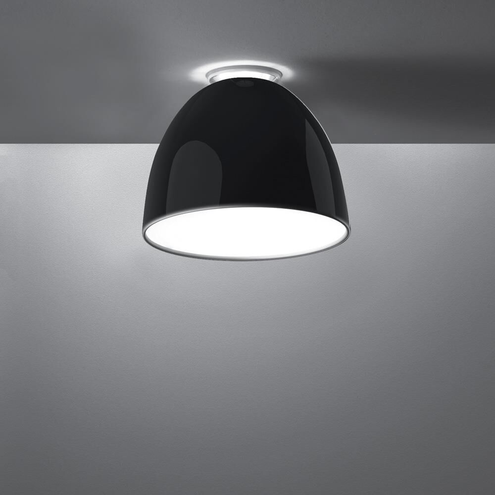 Ernesto Gismondi Nur 14 Inch 1 Light Semi Flush Mount by Artemide