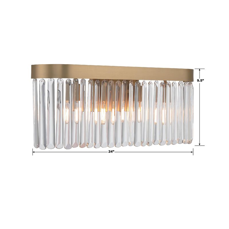 Emory 24 Inch 4 Light Bath Vanity Light by Crystorama