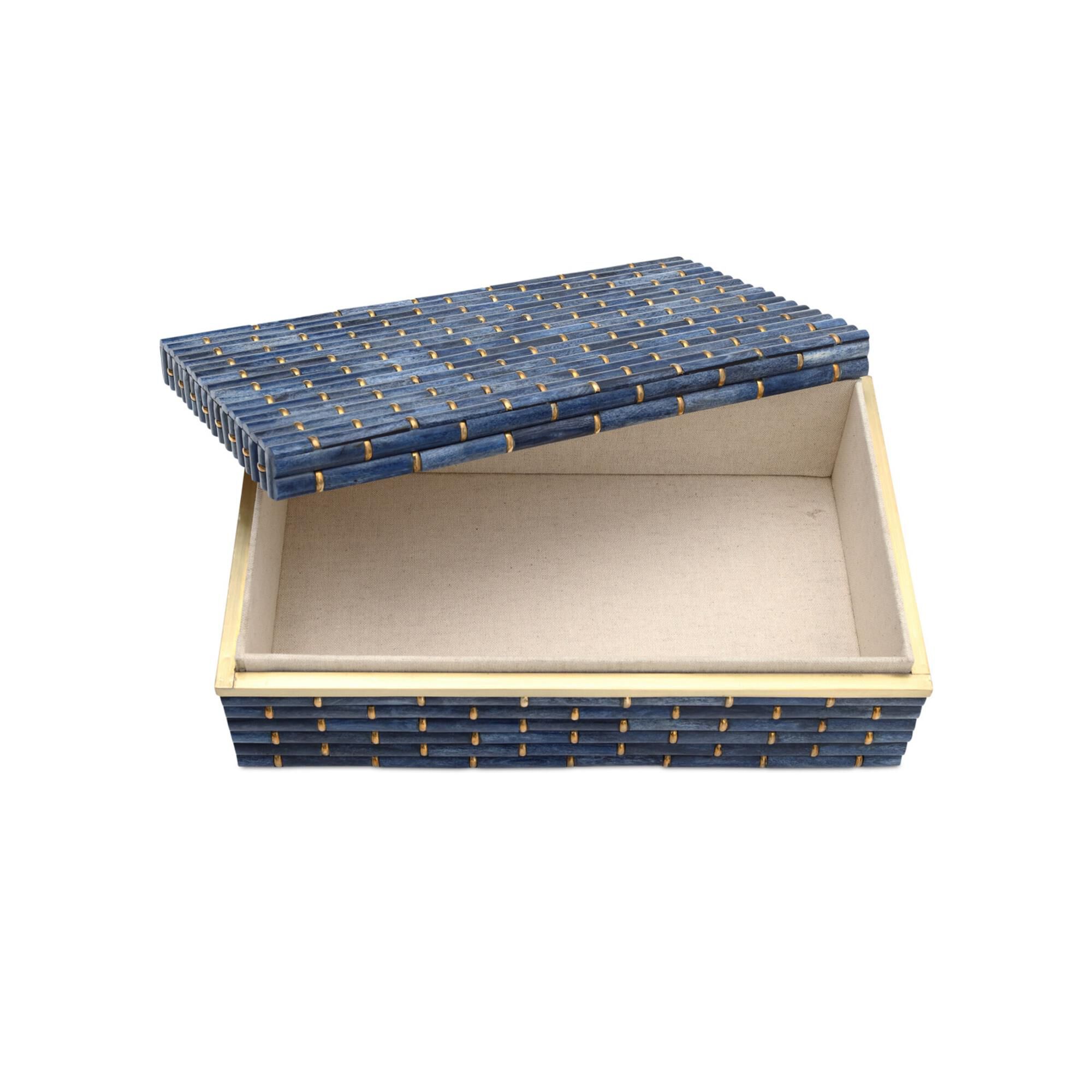 Midnight Bamboo Accent Box Set of 2,