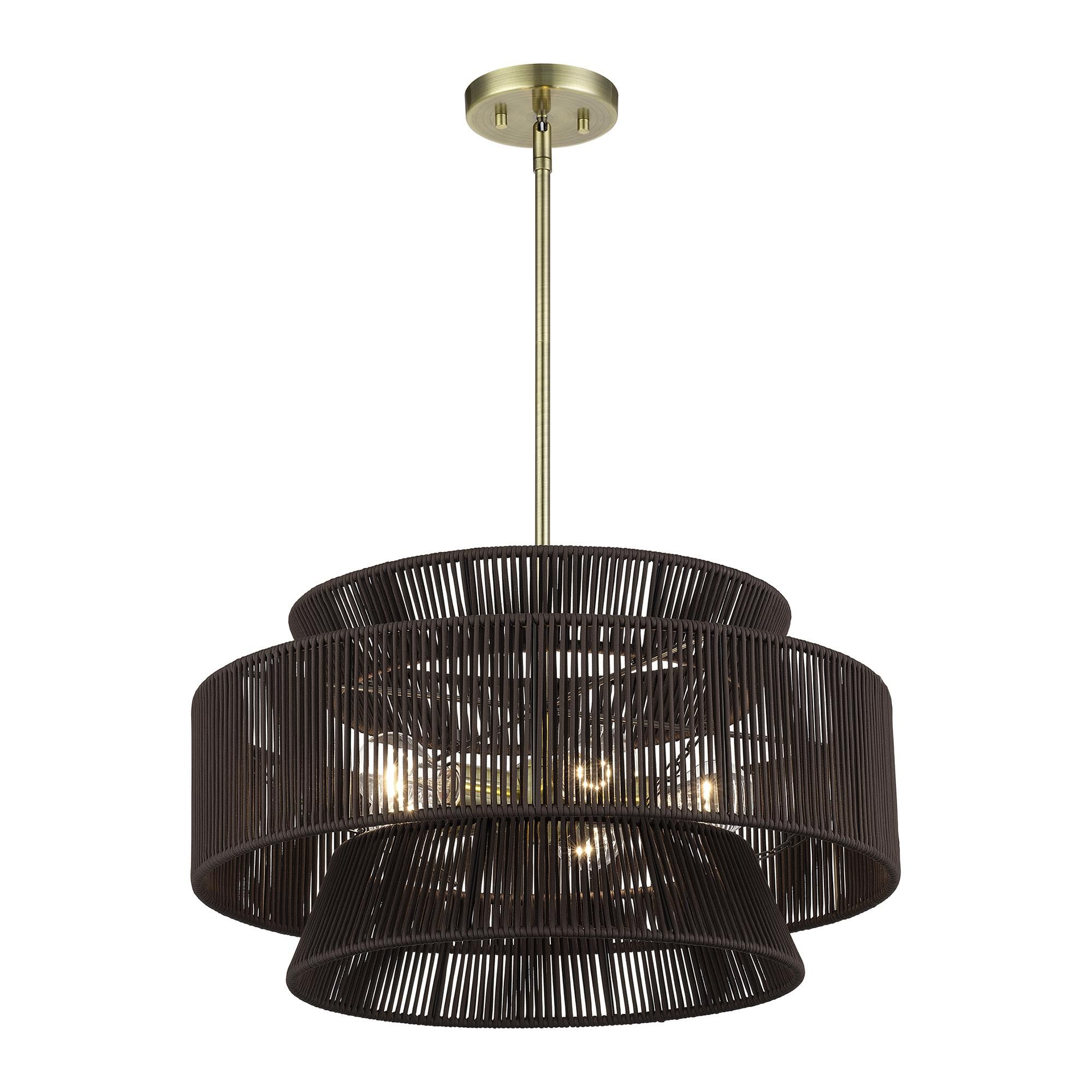 Florell 22 Inch Large Pendant by Livex Lighting