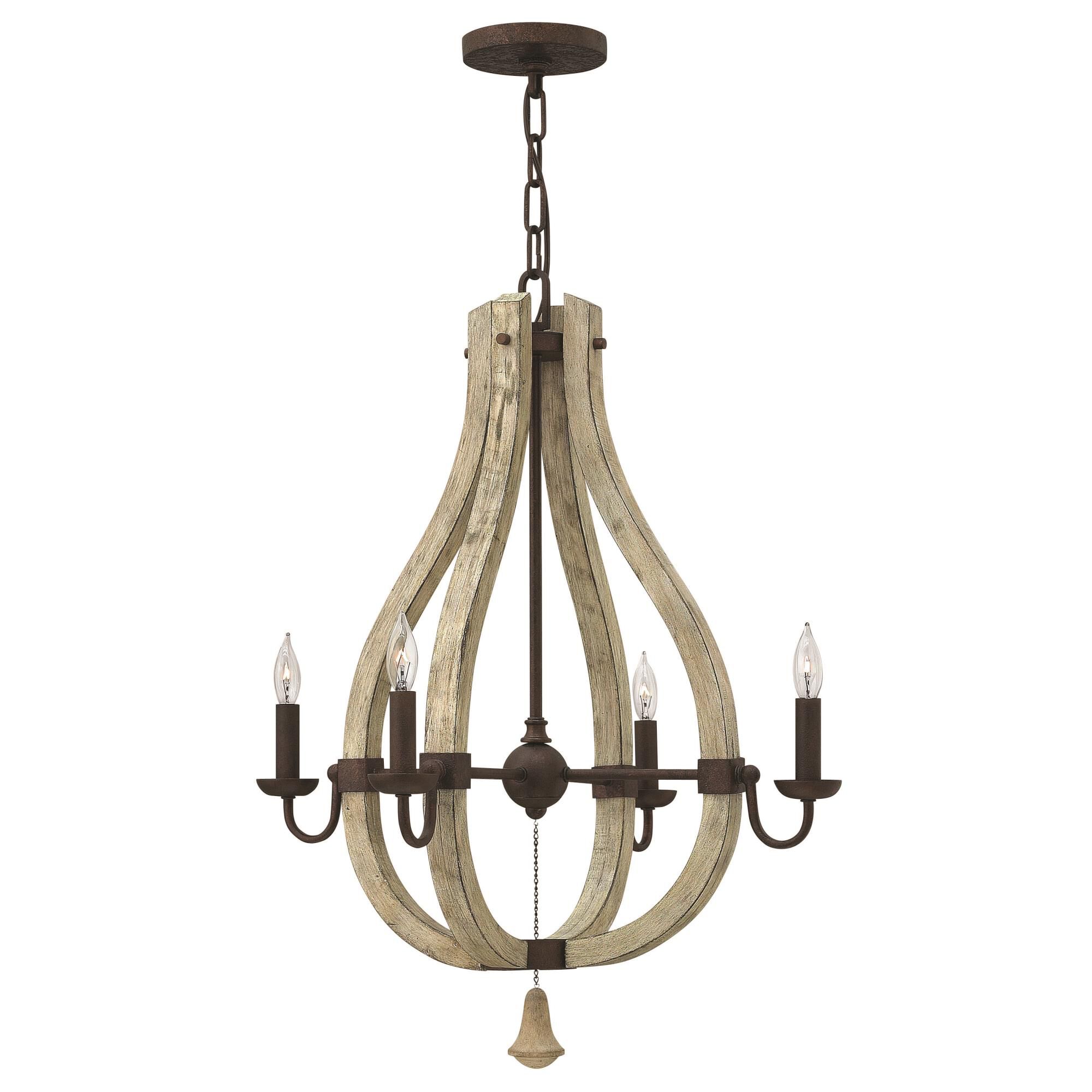 Middlefield 22 Inch 4 Light Mini Chandelier by Fredrick Ramond
