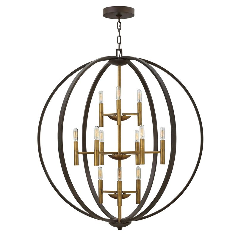 Euclid 36 Inch Chandelier by Hinkley