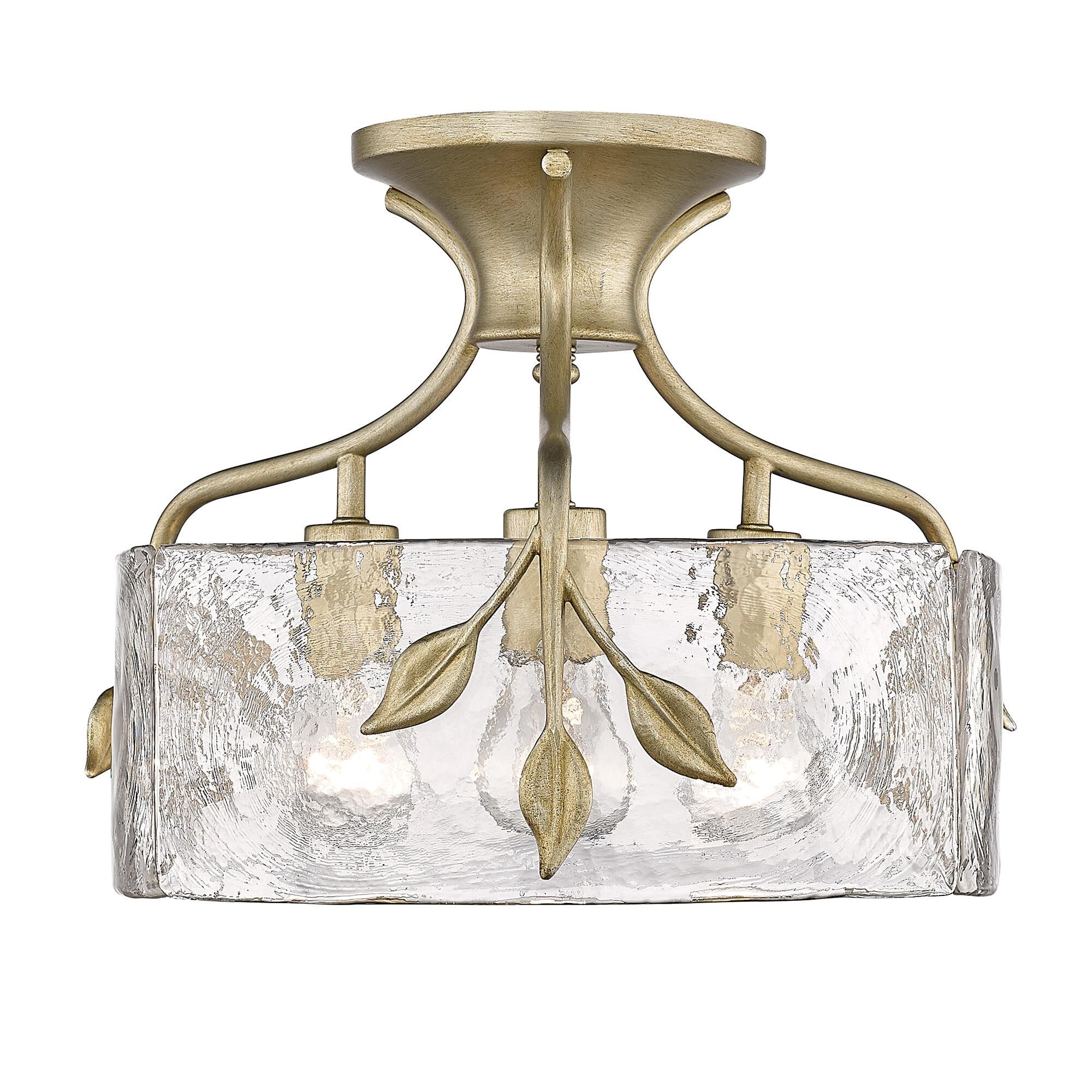 Calla 12 Inch Semi Flush Mount by Golden Lighting