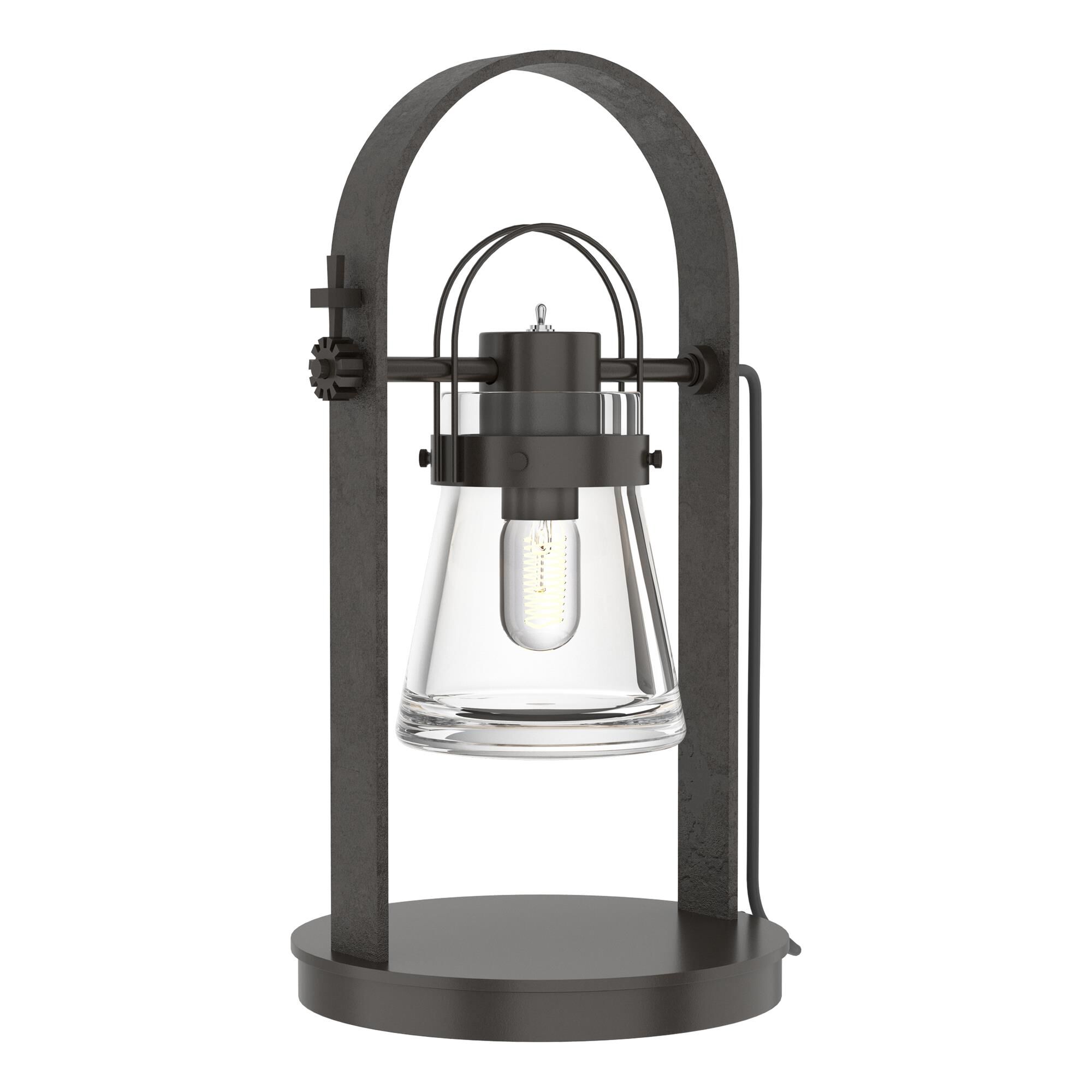Shown in Oil Rubbed Bronze finish and Clear glass