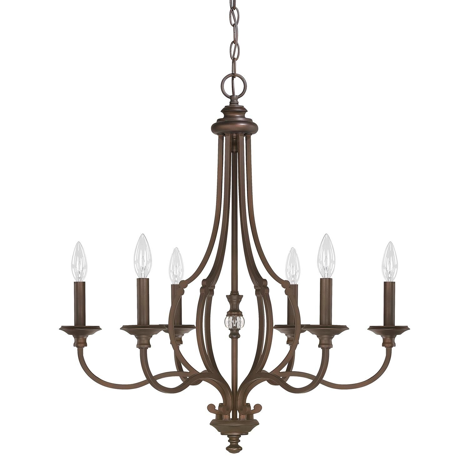 Leigh 26 Inch 6 Light Chandelier by Capital Lighting Fixture Company