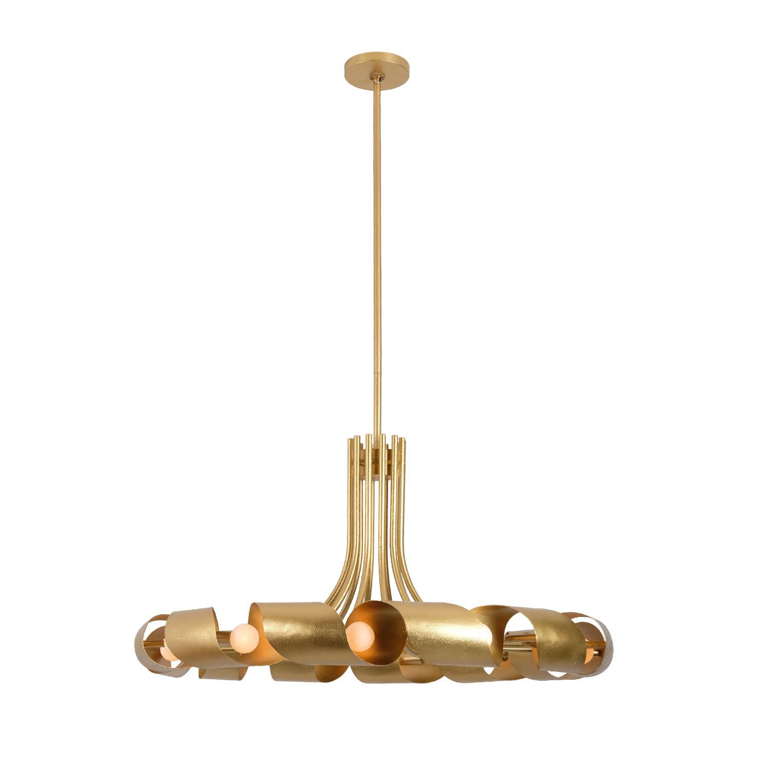 Ribbon Large Pendant by Kalco Lighting