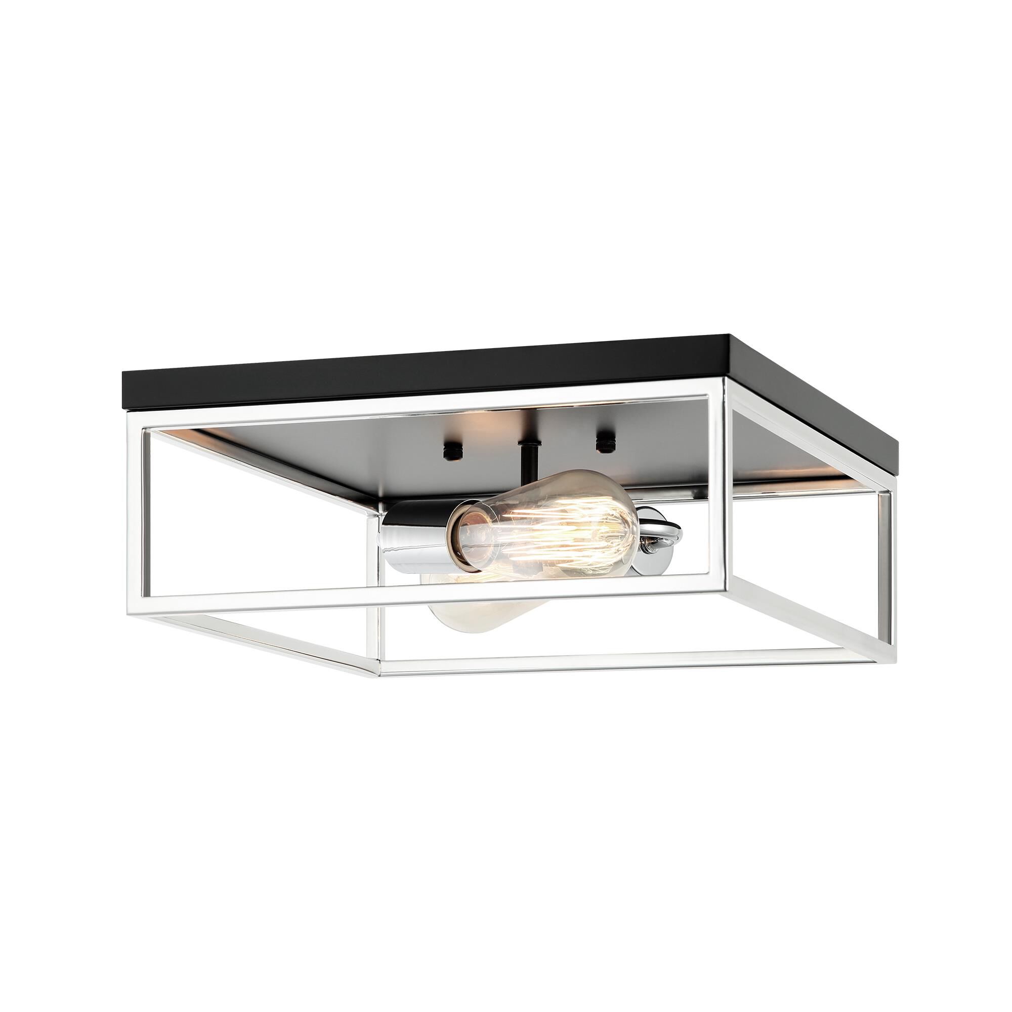 Shown in Black + Chrome finish