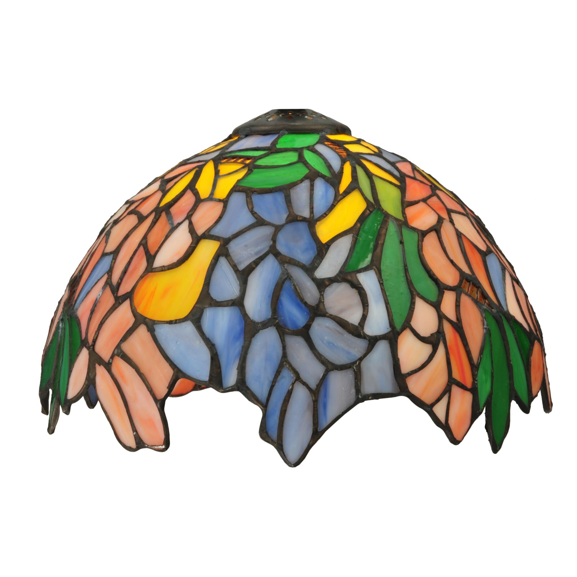 Shown with Ruby;Blue glass