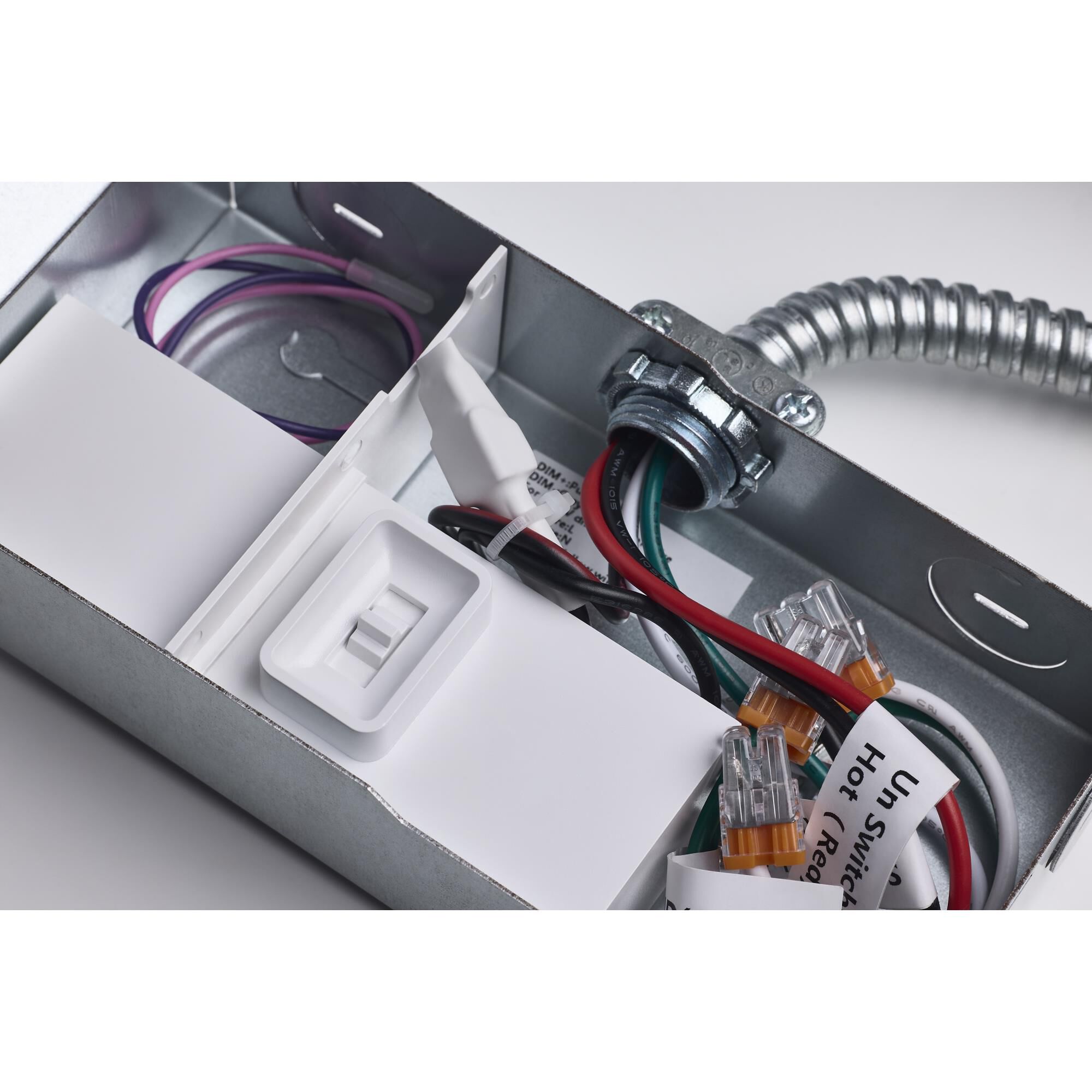 Shown in White finish