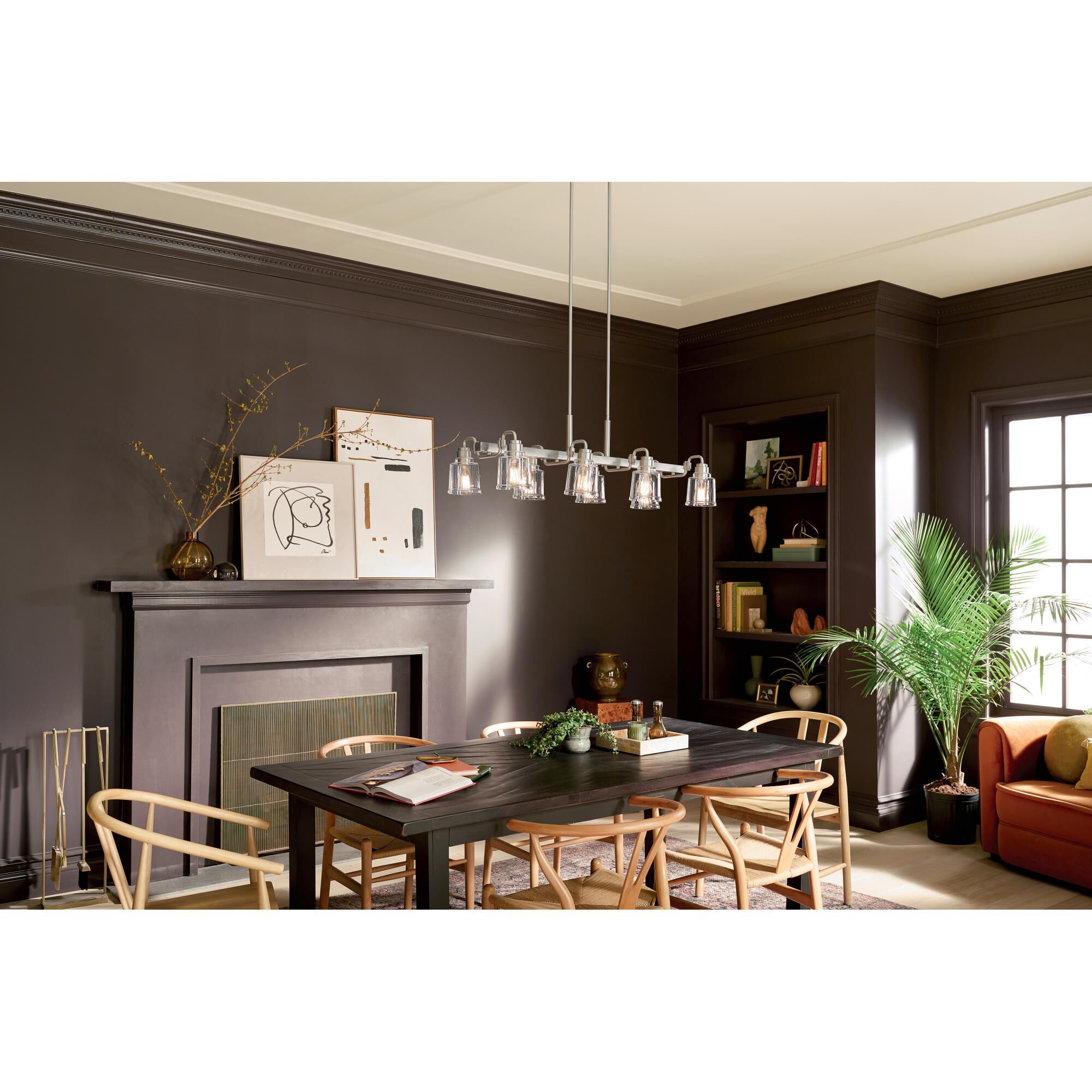 Aivian 42 Inch 8 Light Linear Suspension Light by Kichler Lighting