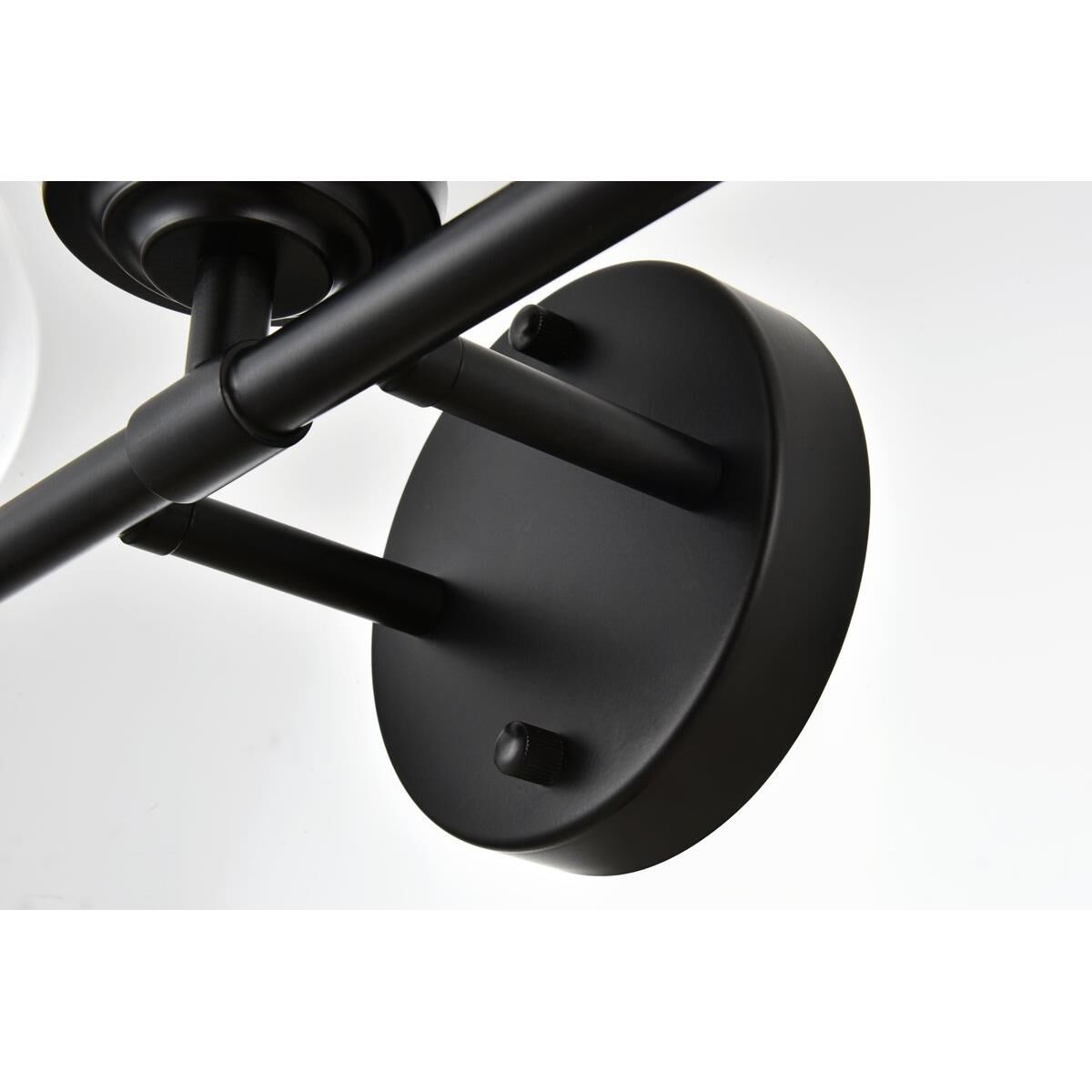 Shown in Black  finish and Clear glass