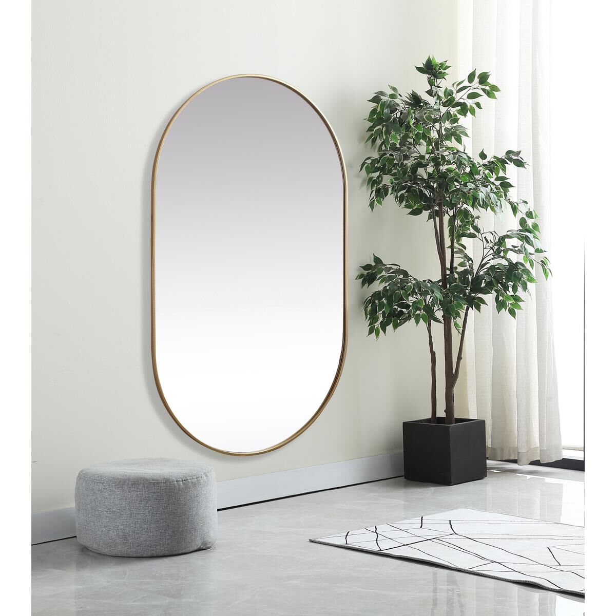 Shown in Brass finish
