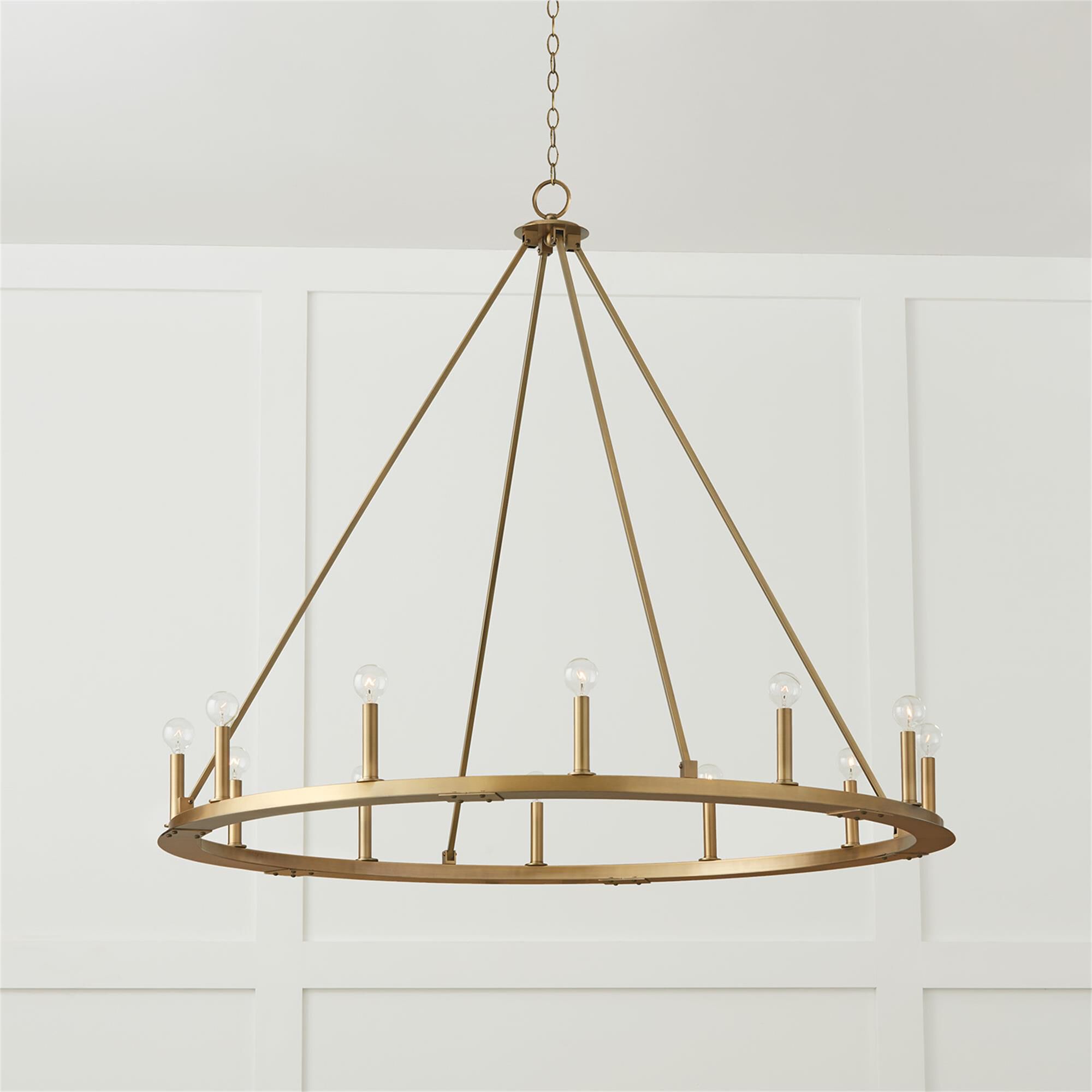 Shown in Aged Brass finish