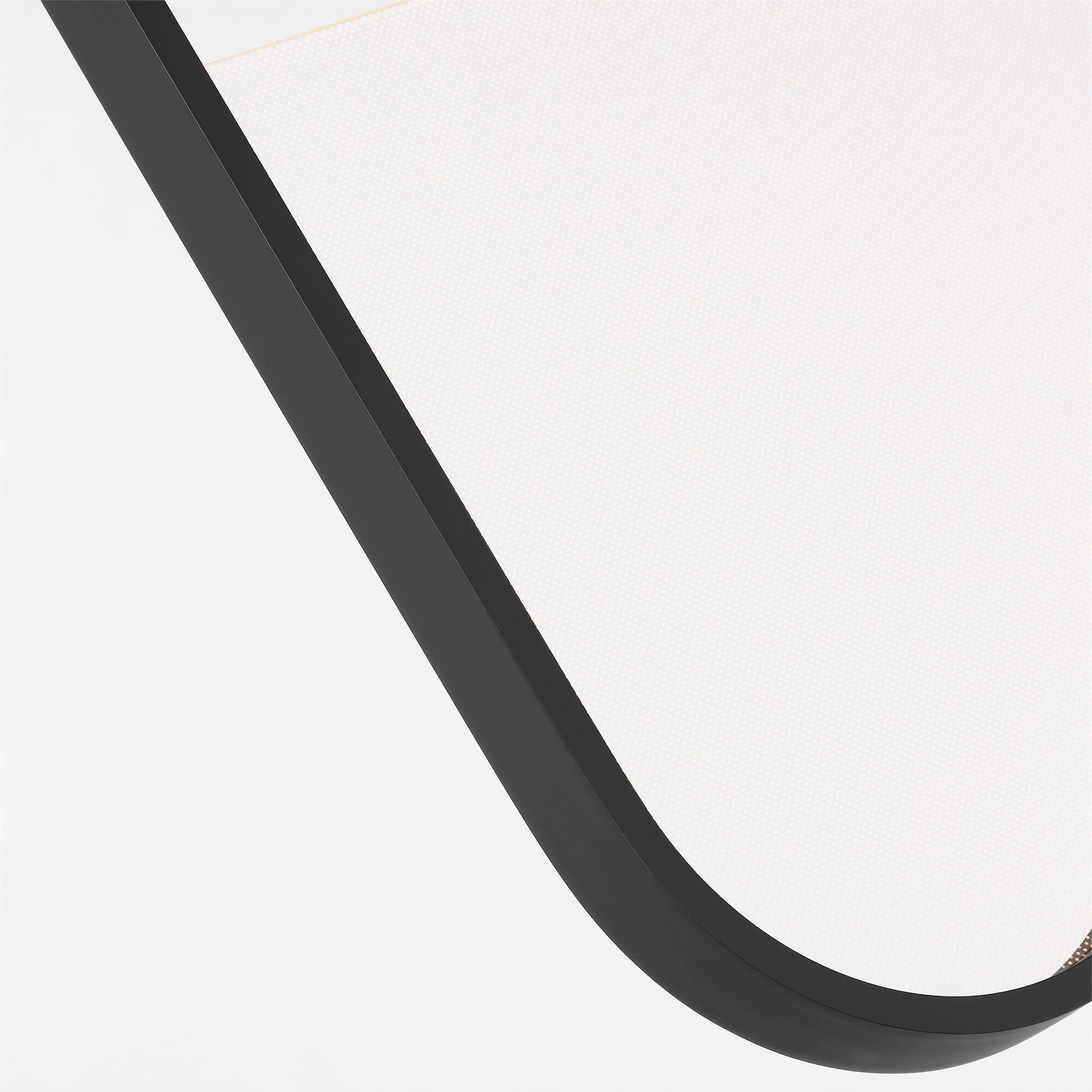 Shown in Nightshade Black finish and Light Guide shade
