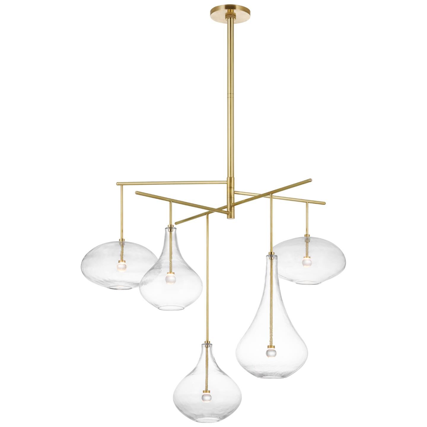 Visual Comfort Signature Collection Champalimaud Lomme 38 Inch LED Chandelier