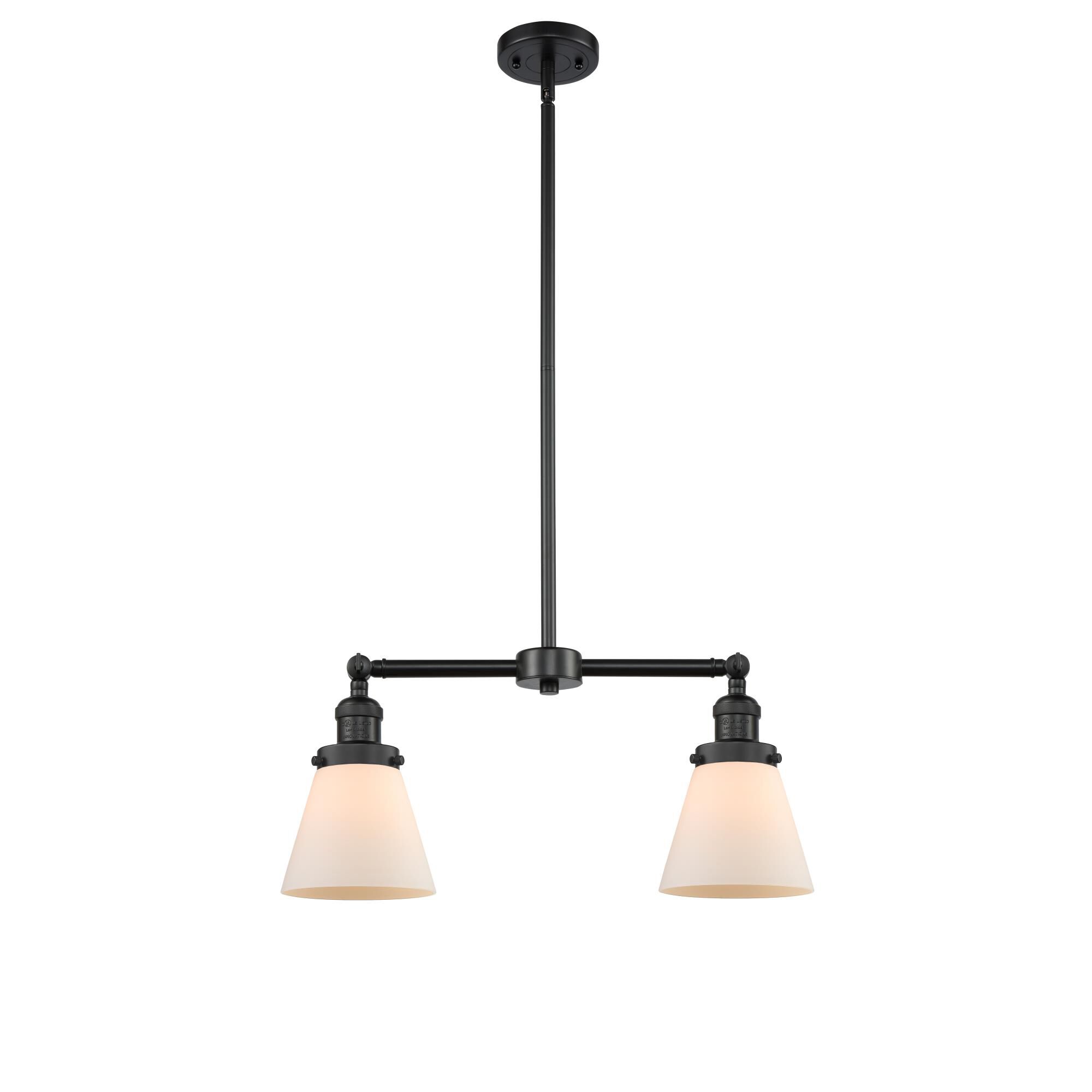 Bruno Marashlian Small Cone 21 Inch 2 Light Mini Chandelier by Innovations Lighting