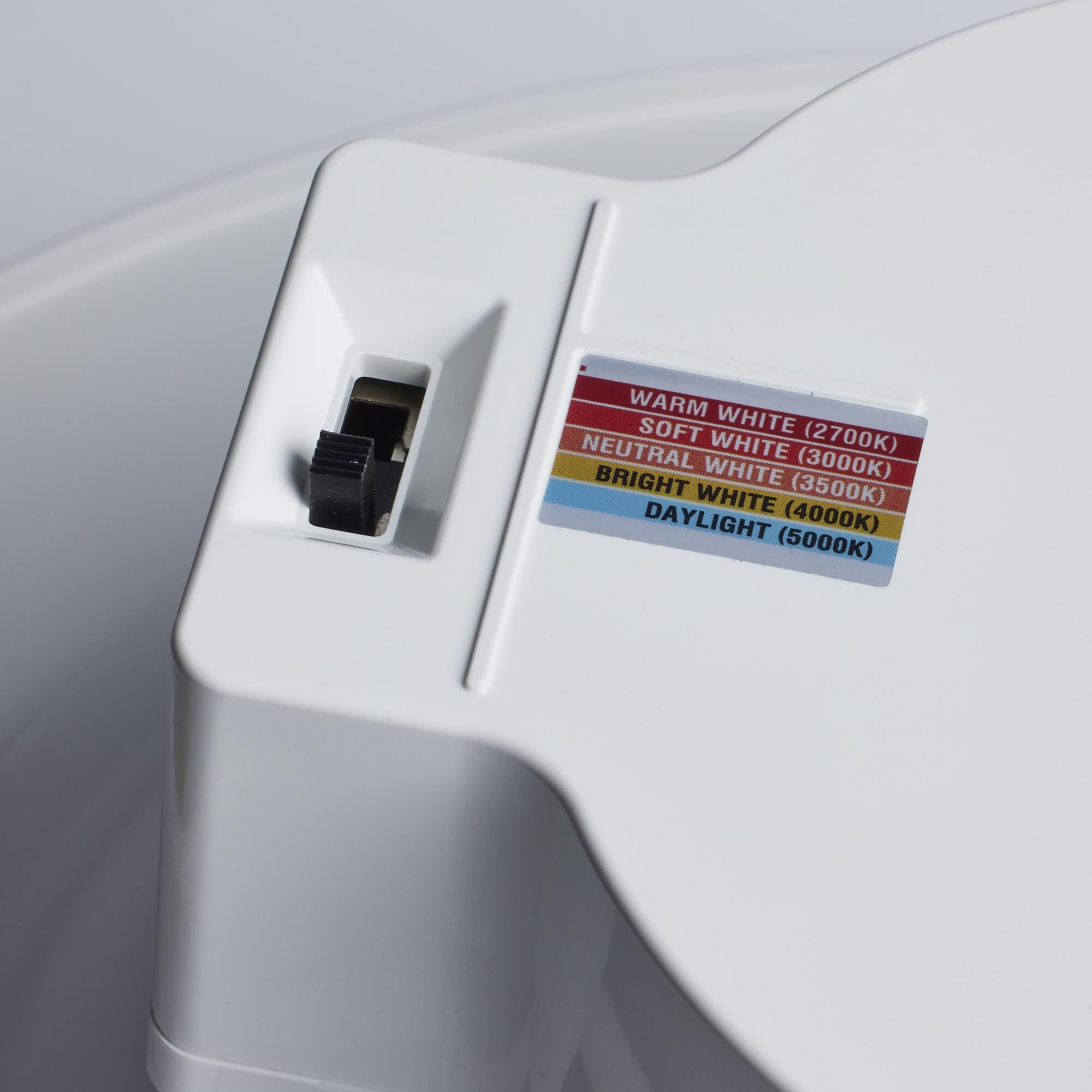 Shown in White finish