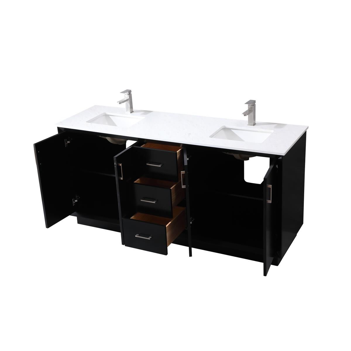 Shown in Black finish