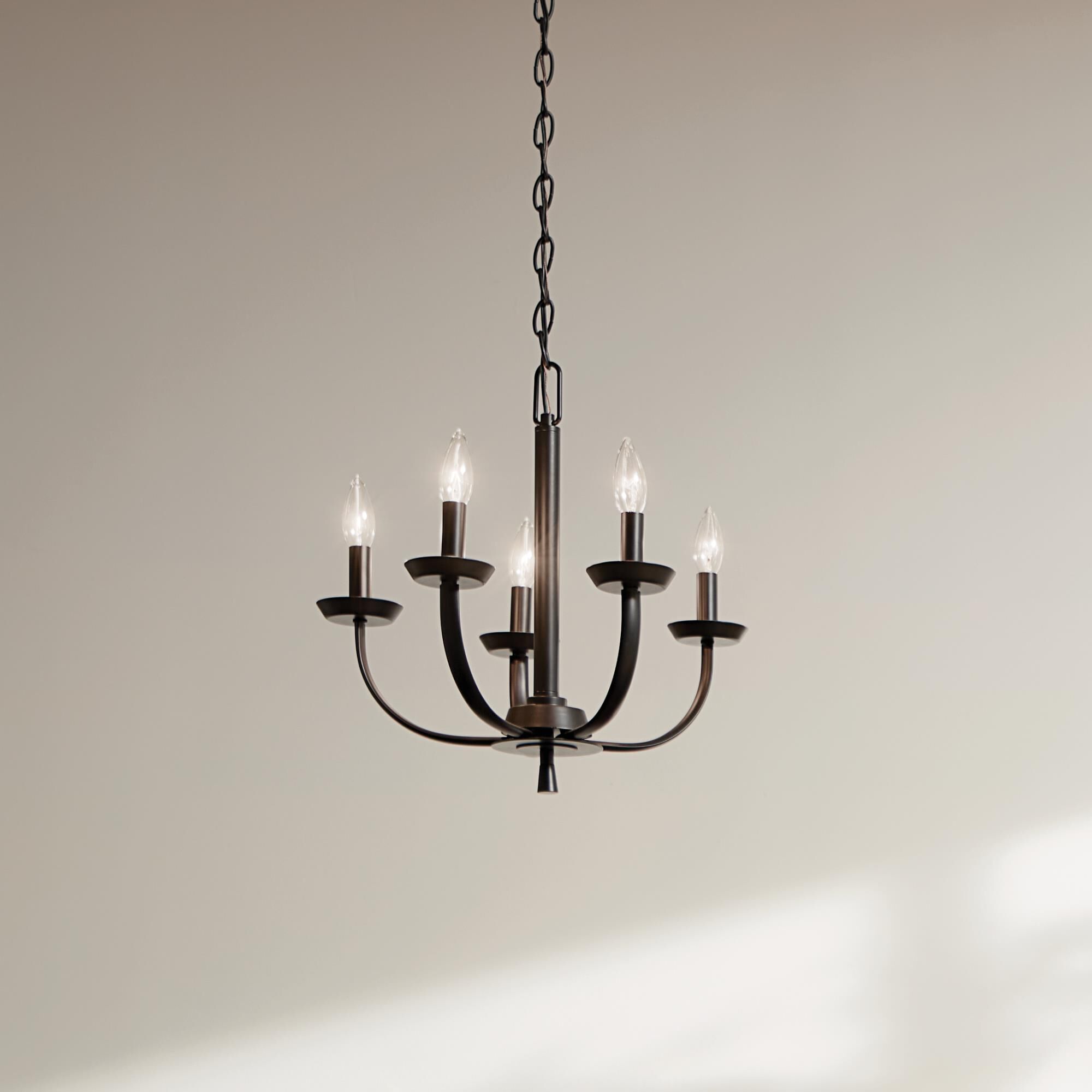 Kennewick 18 Inch 5 Light Mini Chandelier by Kichler Lighting