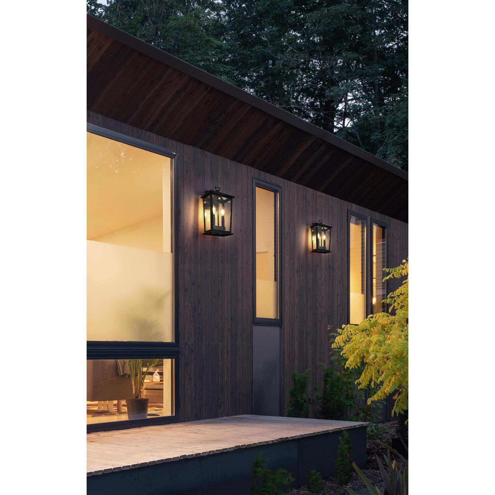 Berks 9 Inch Outdoor Wall Light by Elegant Lighting