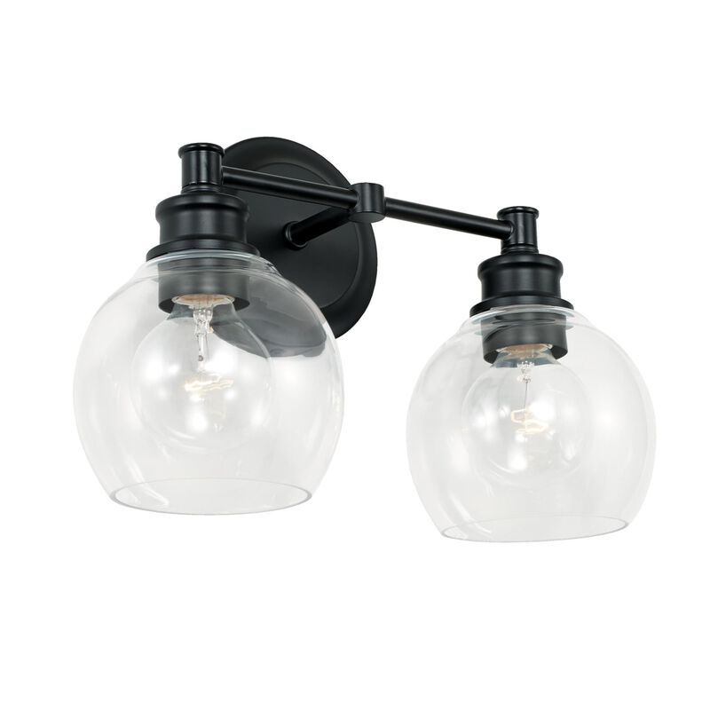 Mid-Century 15 Inch 2 Light Bath Vanity Light by Capital Lighting Fixture Company