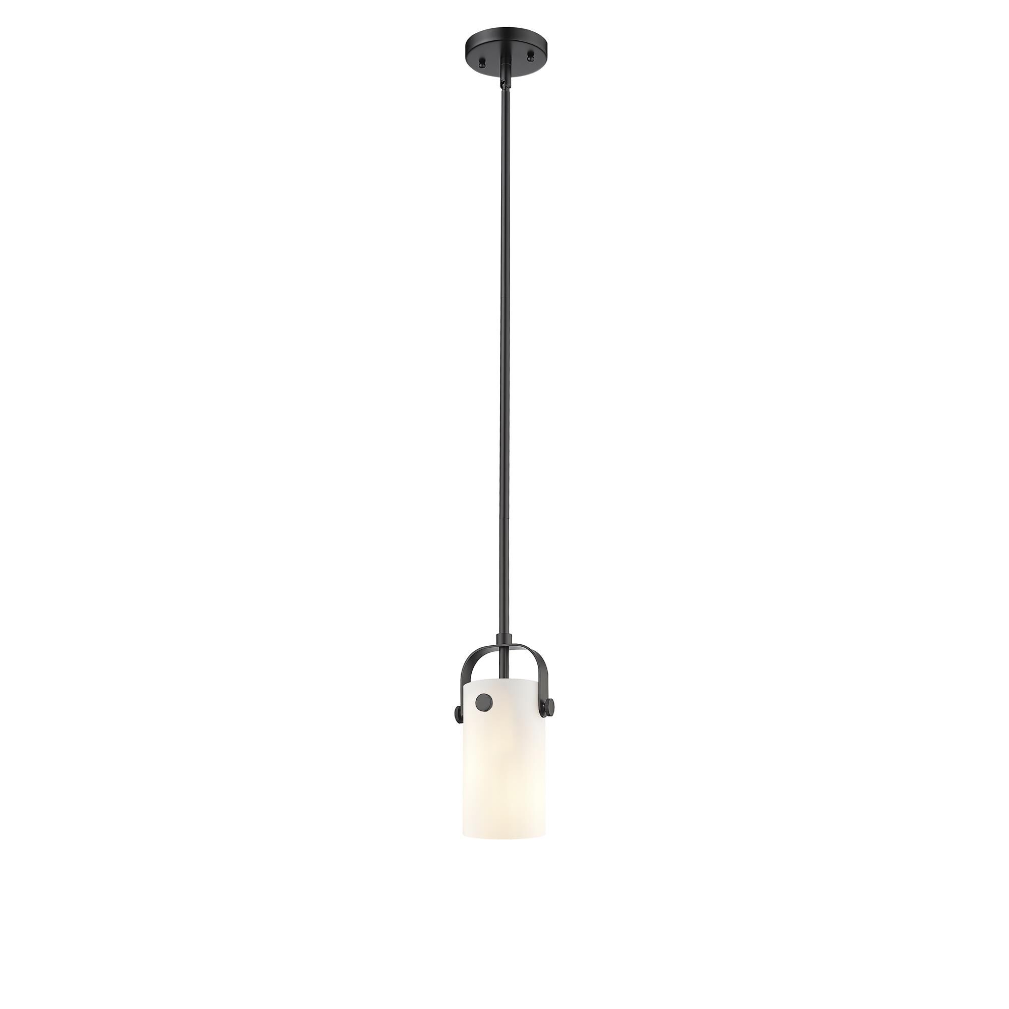 Shown in Matte Black finish and Matte White glass and Matte White Glass shade