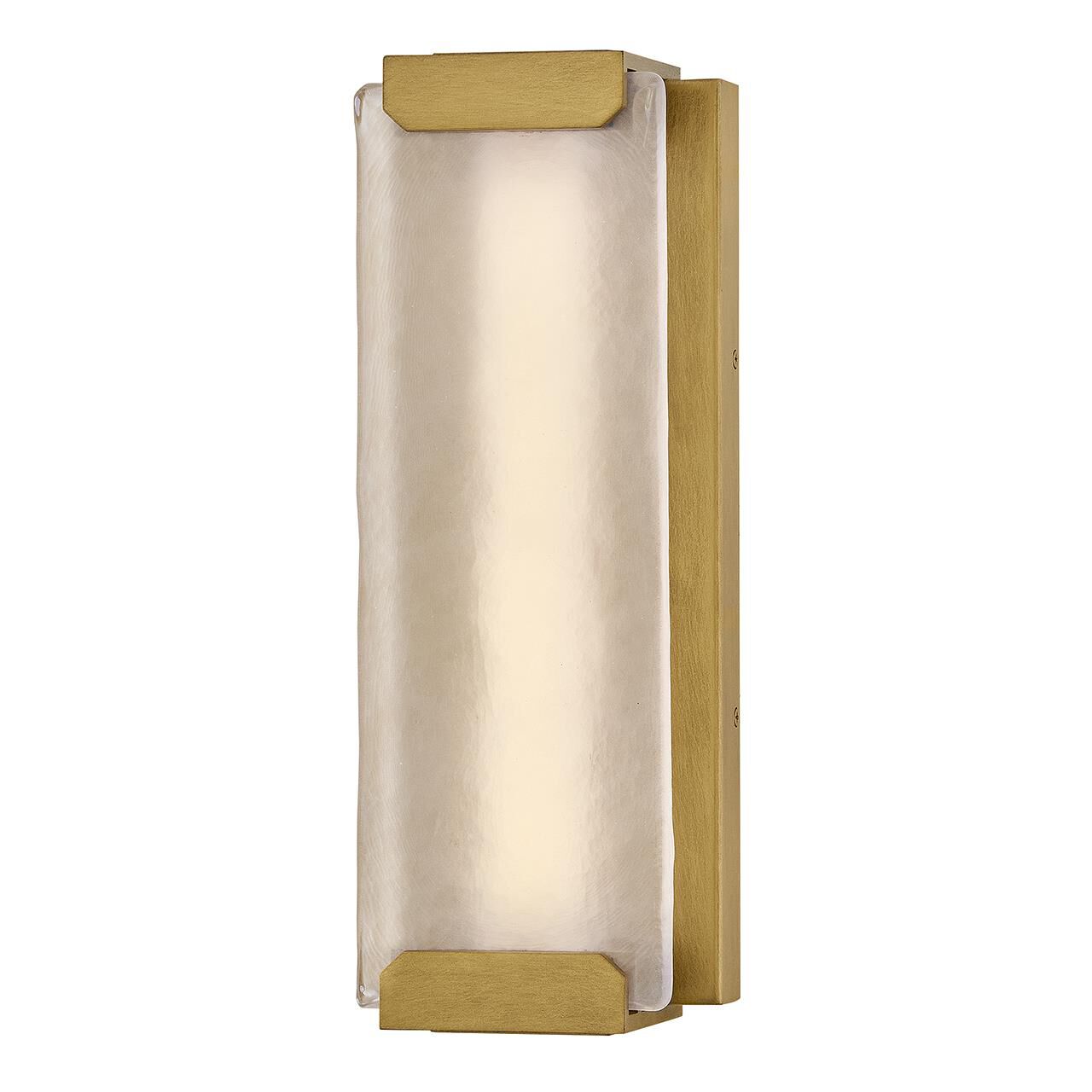 Shown in Heritage Brass finish and Inside Etched glass