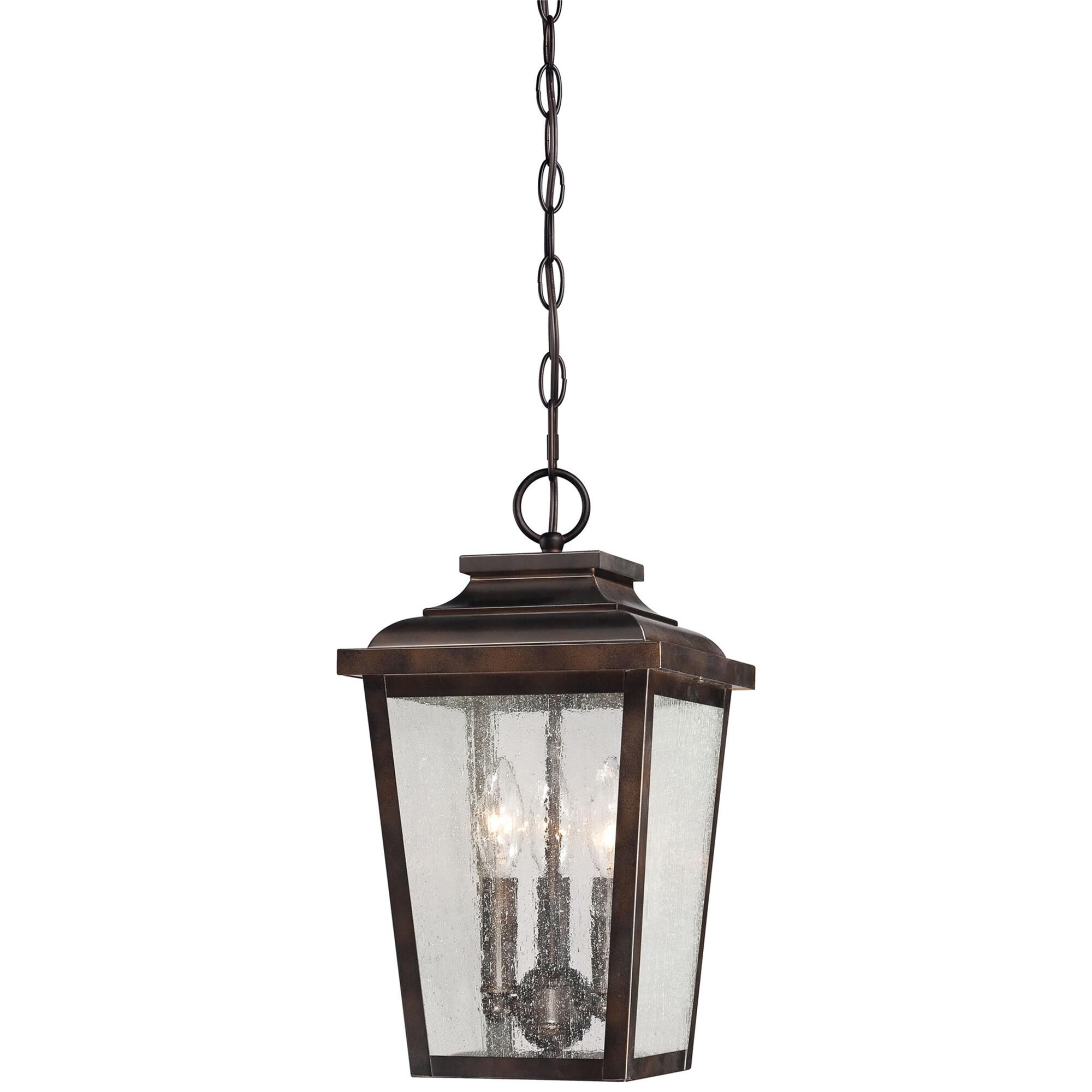 Shown in Chelesa Bronze finish and Clear Seeded glass