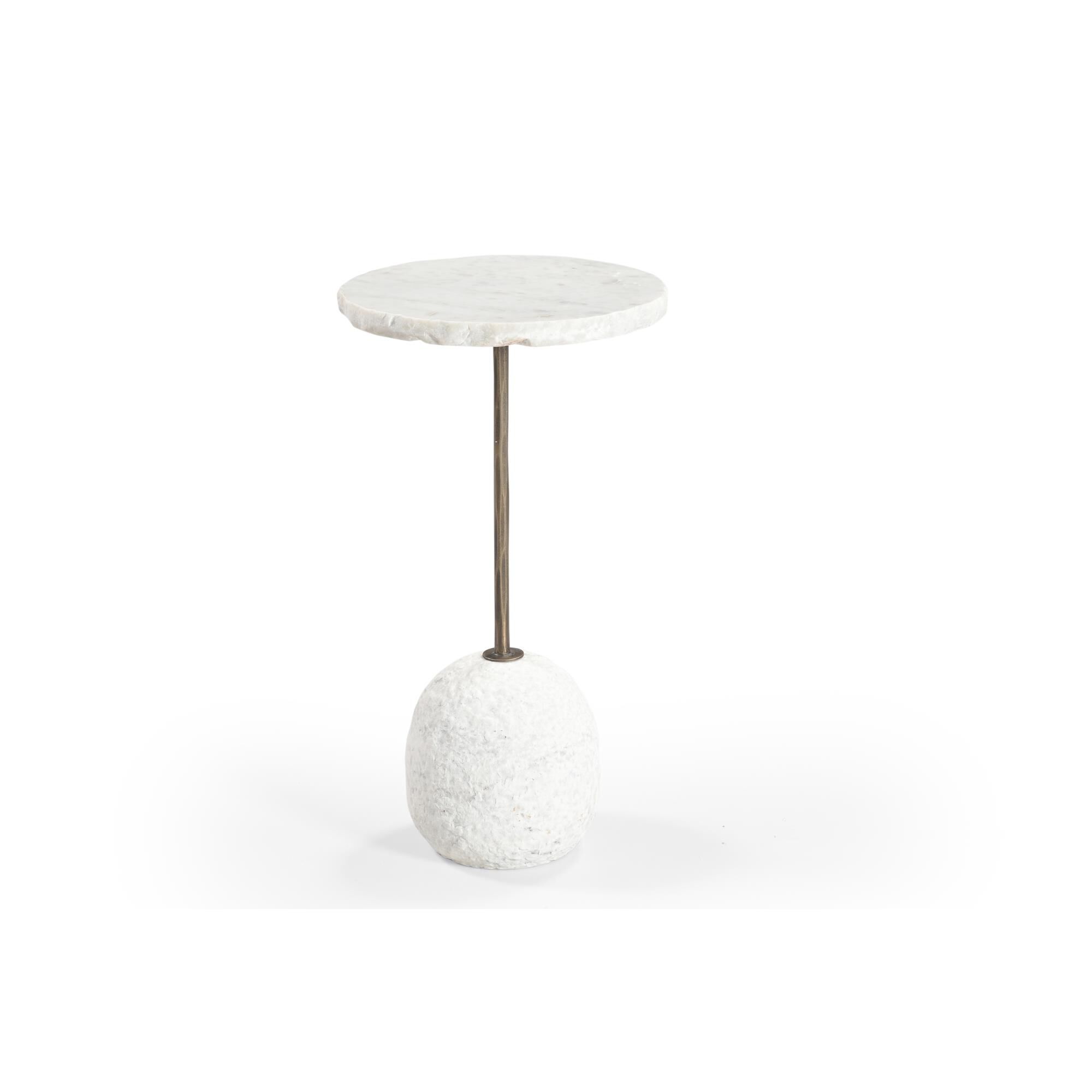 Shown in White, Antique Brass finish