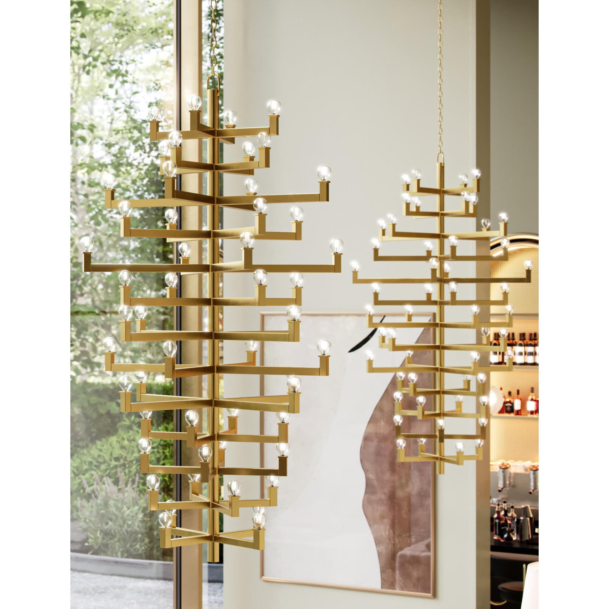 Shown in Brass finish