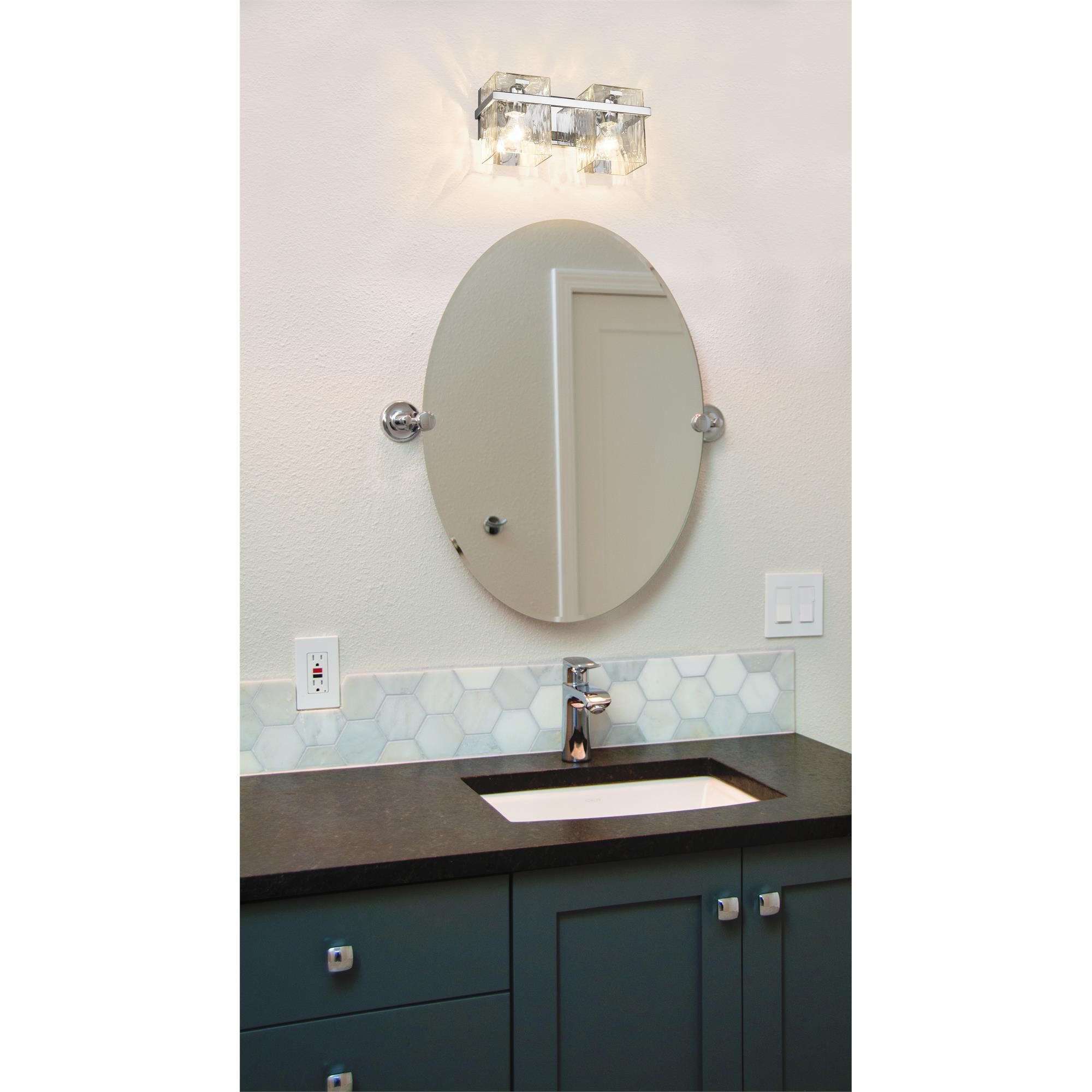 Shown in Chrome finish