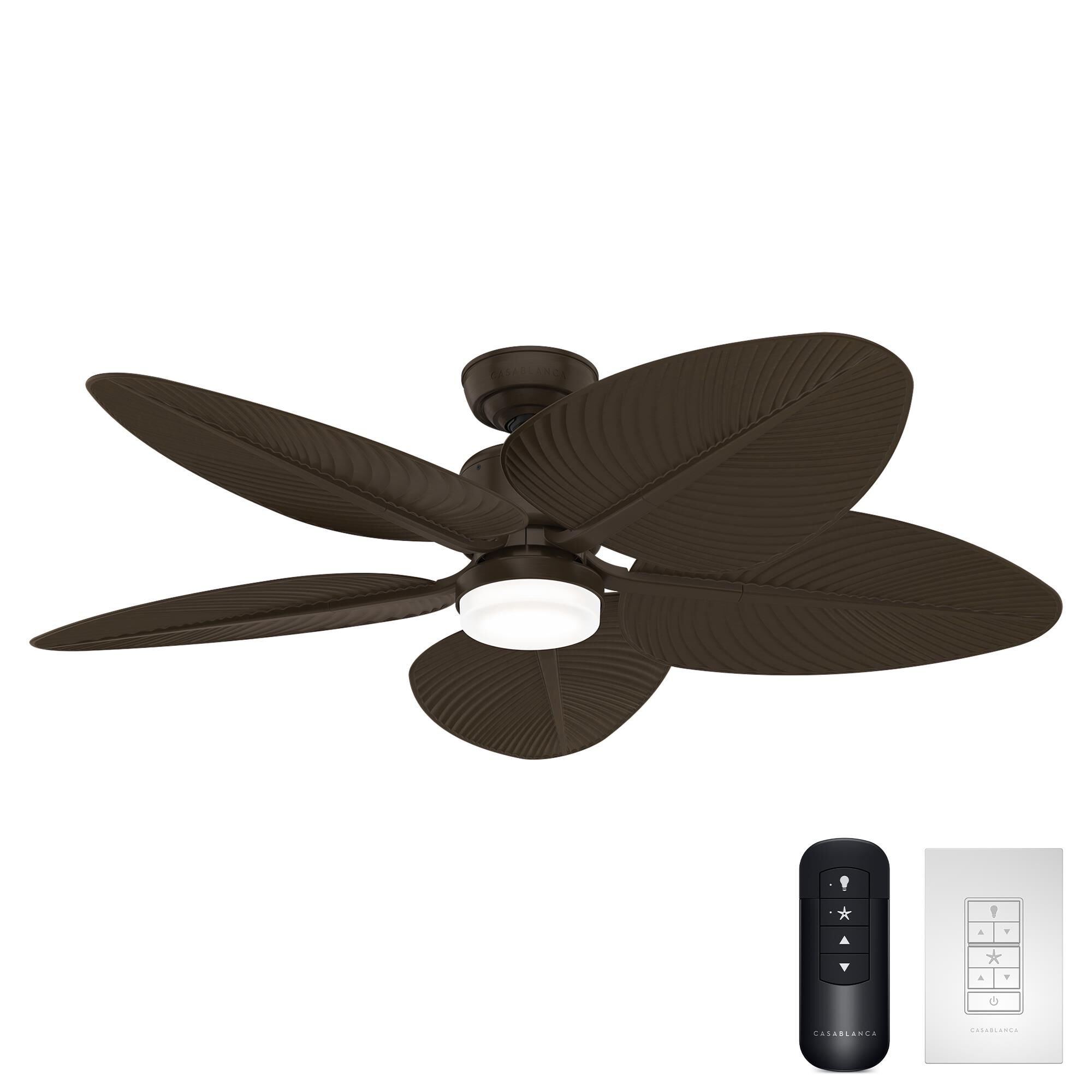 Coveview 52 Inch Ceiling Fan with Light Kit by Casablanca Fan Company