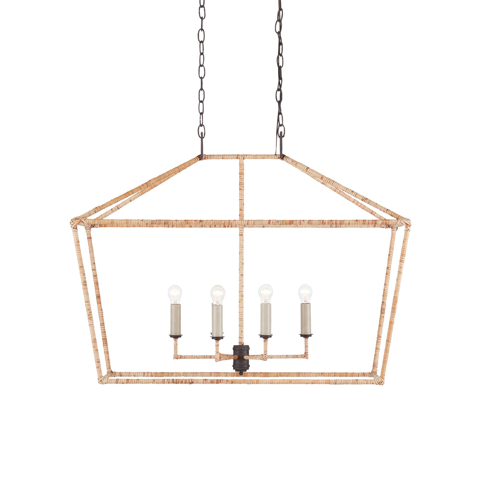 Shown in Mole Black/Natural Rattan finish