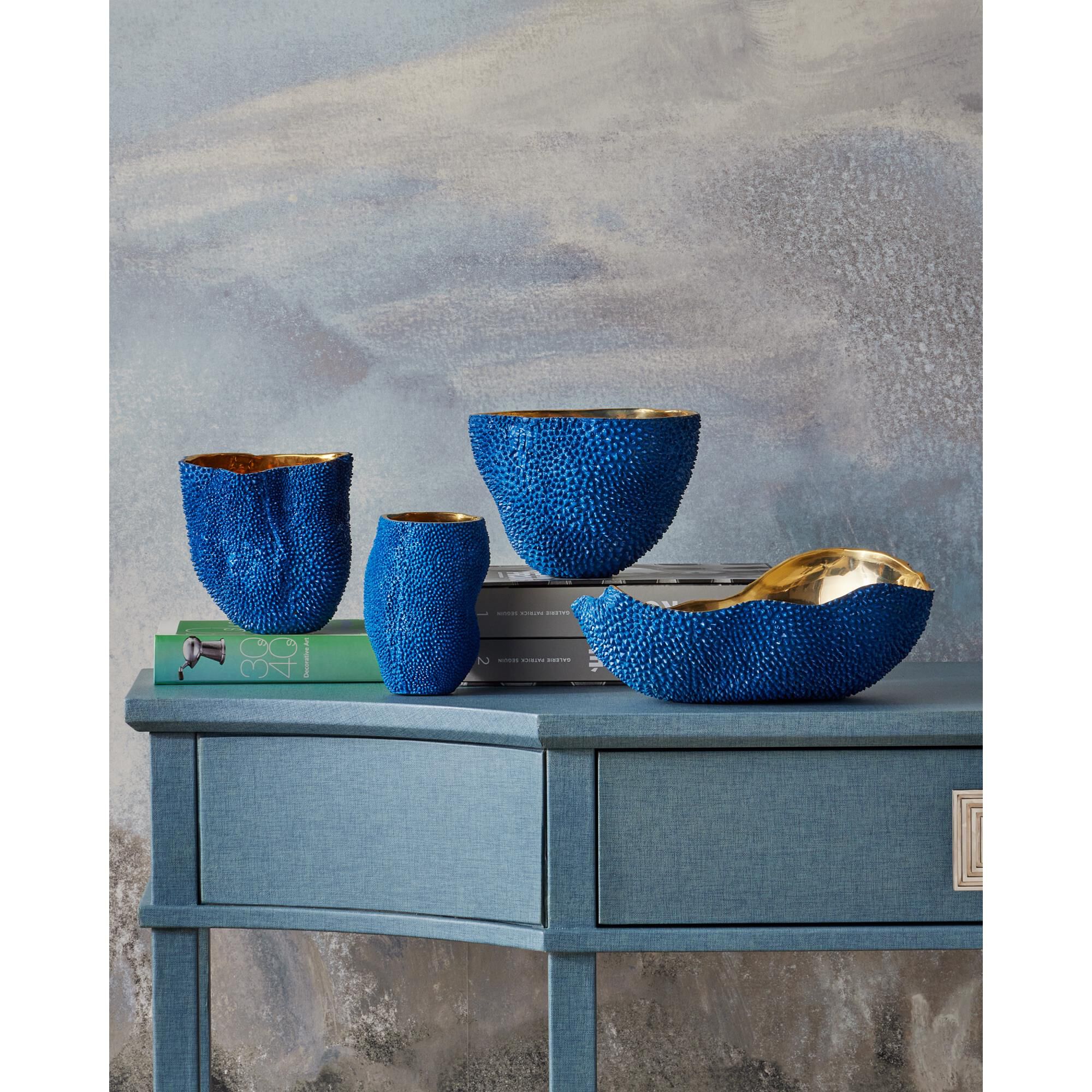 Shown in Blue/Gold finish