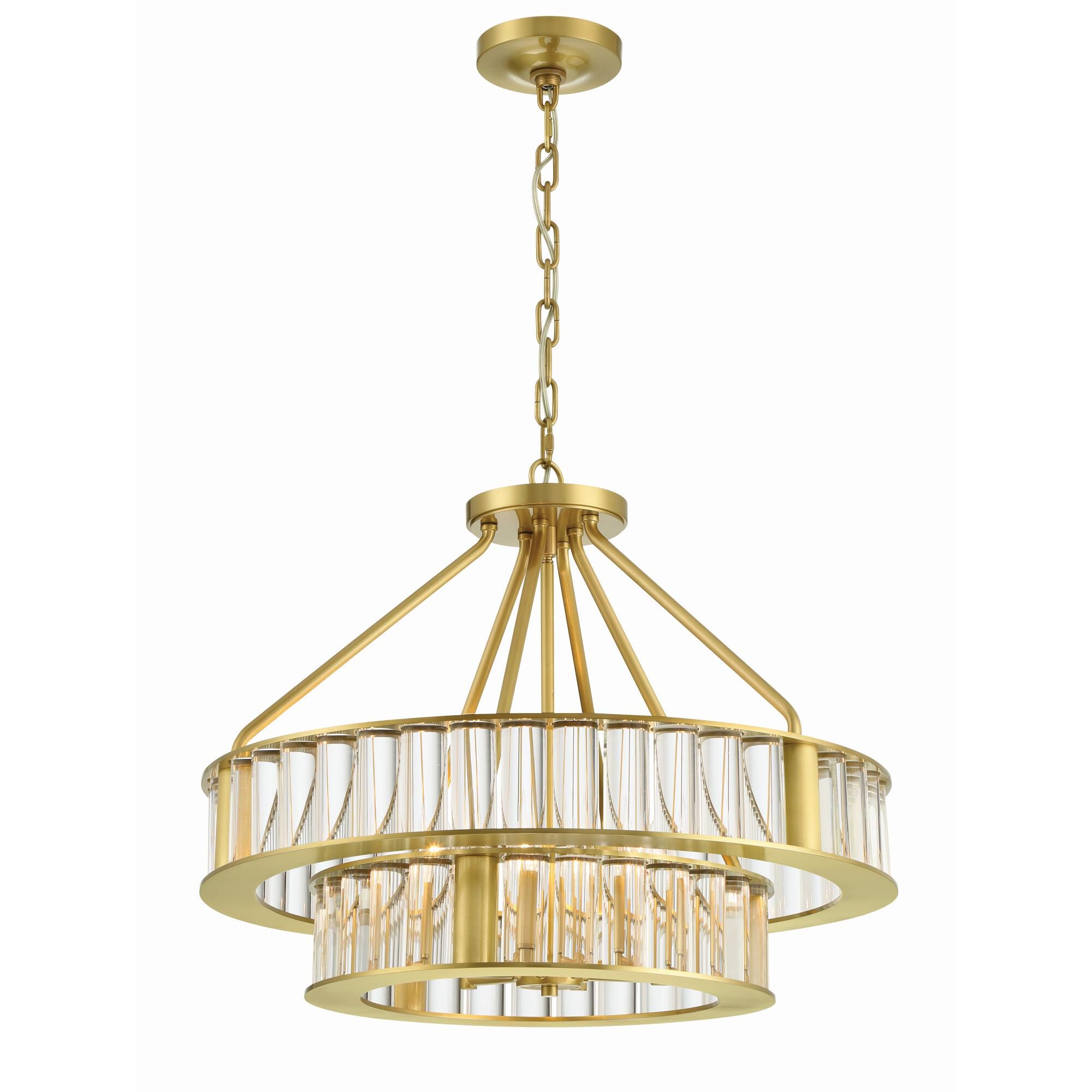 Farris 24 Inch 6 Light Chandelier by Crystorama