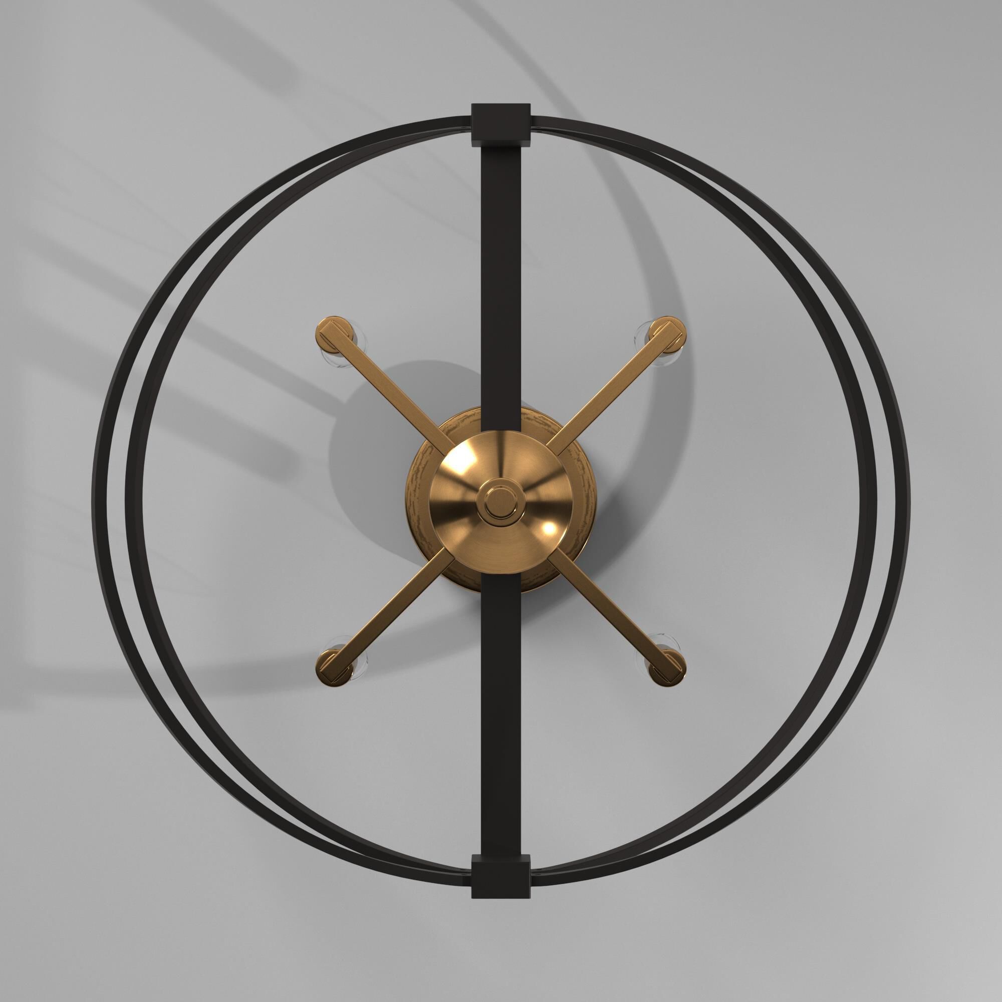 Shown in Vintage Bronze - Matte Black finish