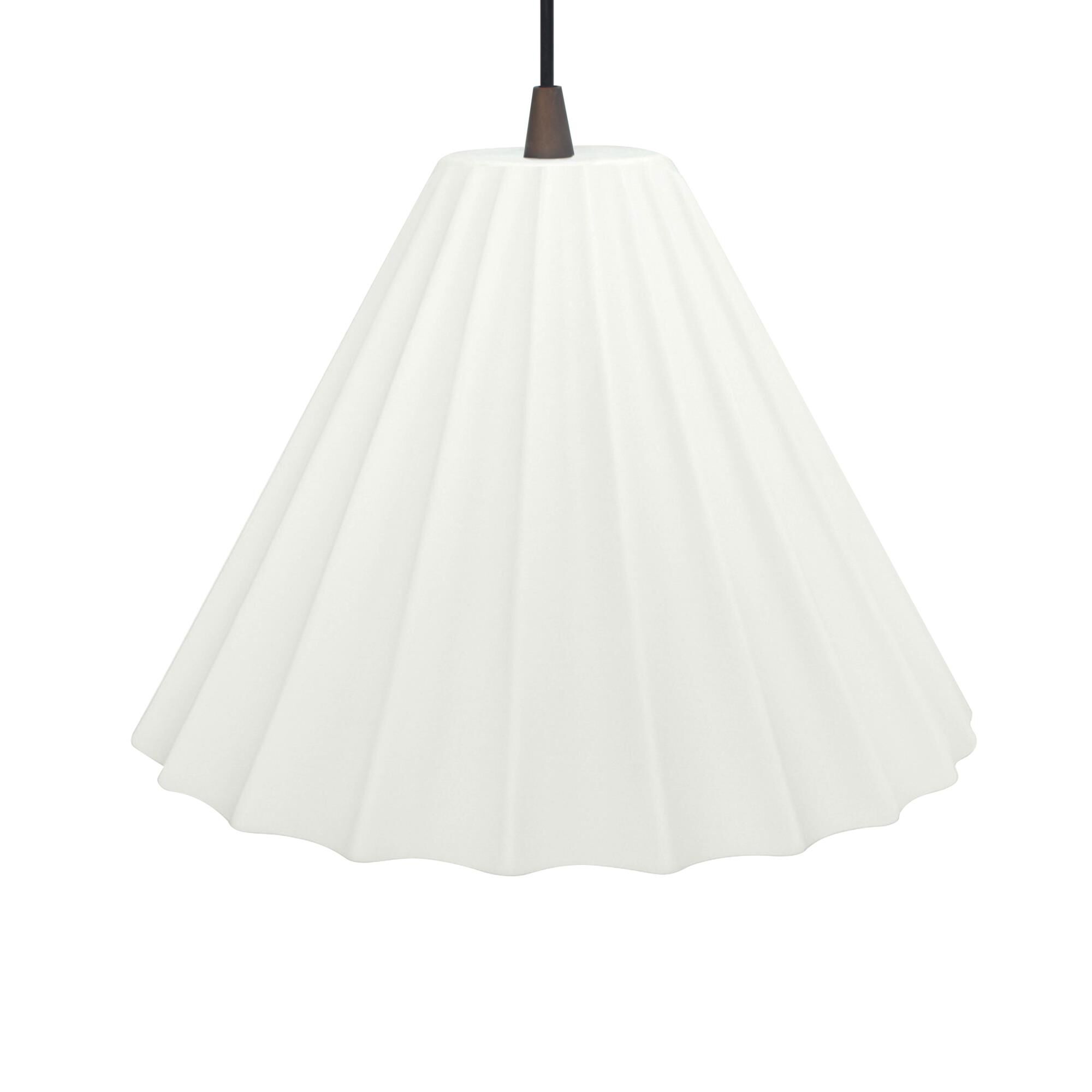 Shown in Matte Black finish and Bisque shade