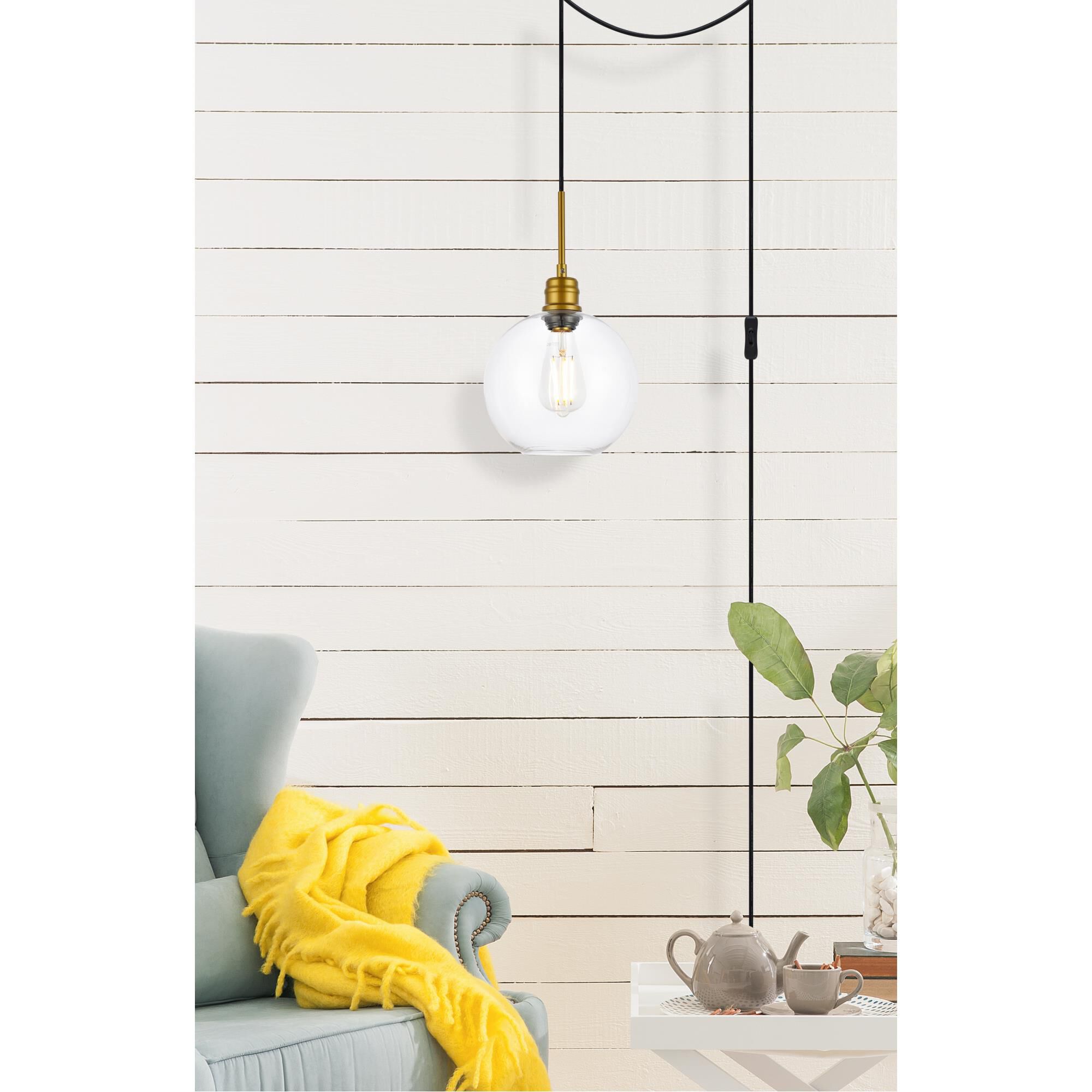 Elegant Lighting Emett 8 Inch Mini Pendant