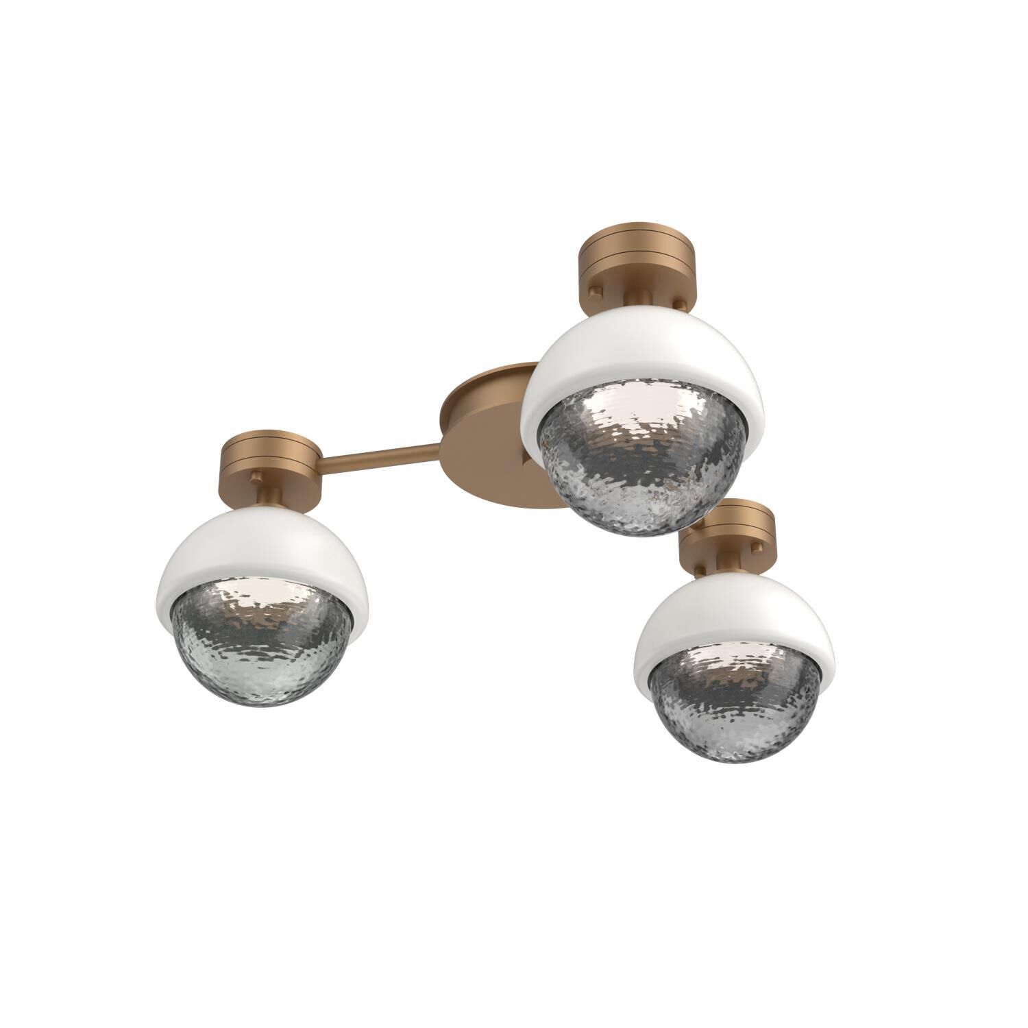 Levi Wilson Cabochon 23 Inch Flush Mount by Hammerton Studio