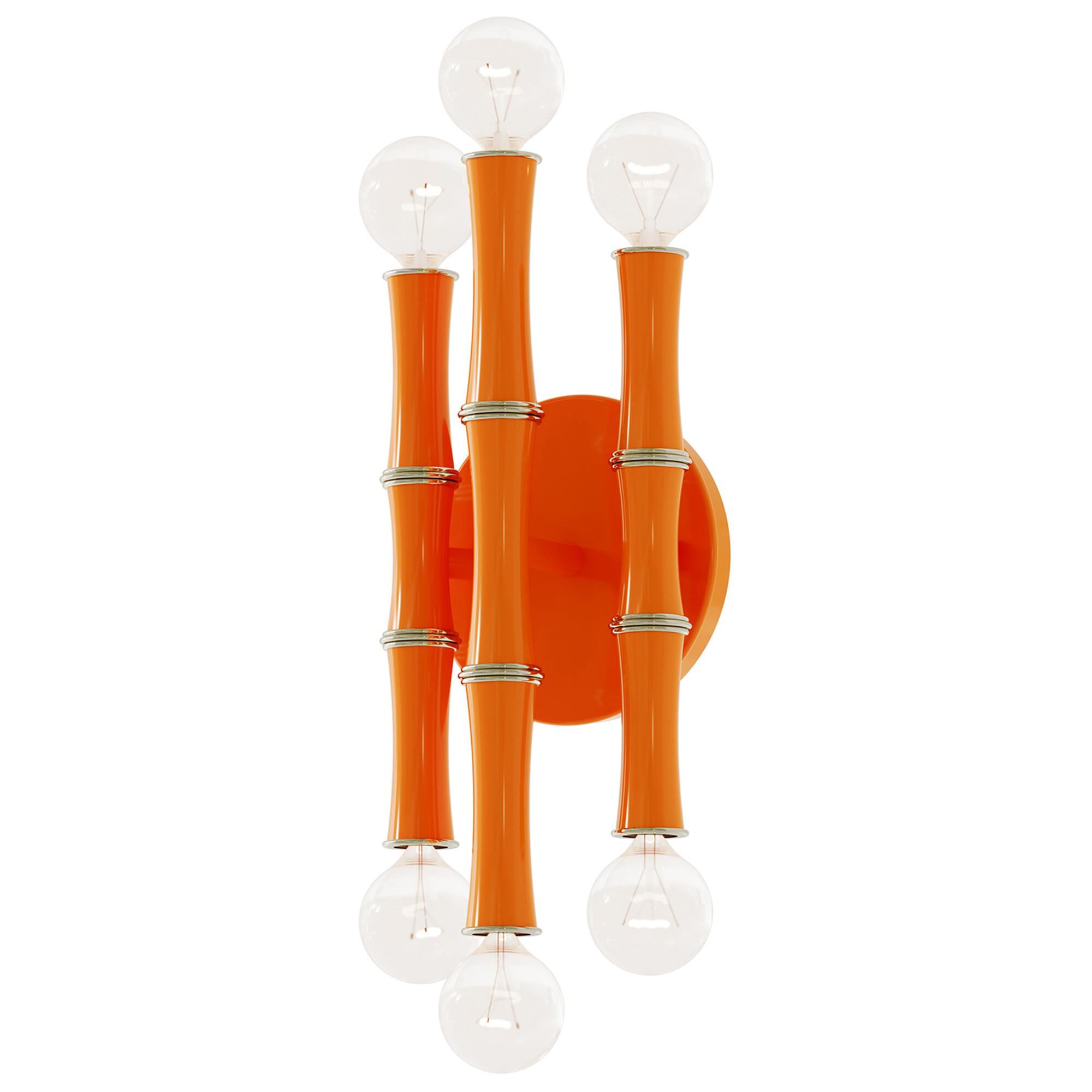 Shown in Pumpkin finish and Polished Nickel accent