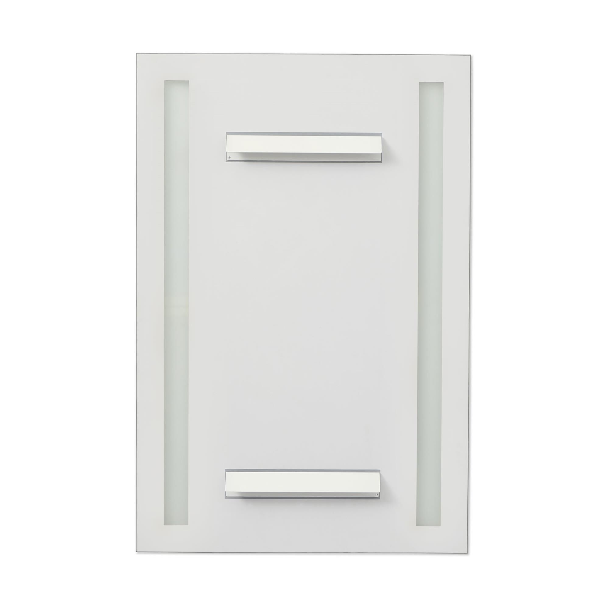 Shown in Might Bright White finish and Mirror Glass shade