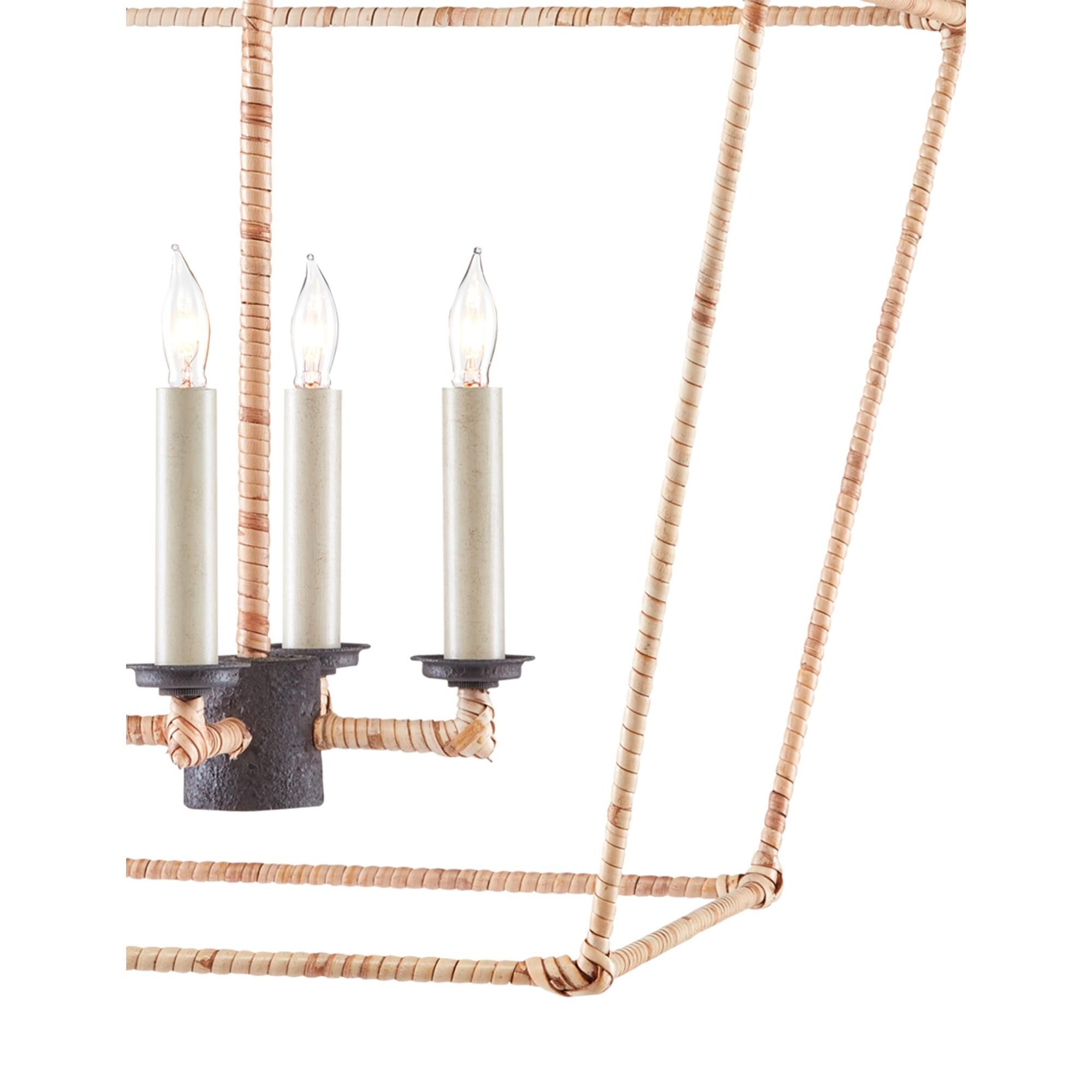 Denison 18 Inch Cage Pendant by Currey and Company