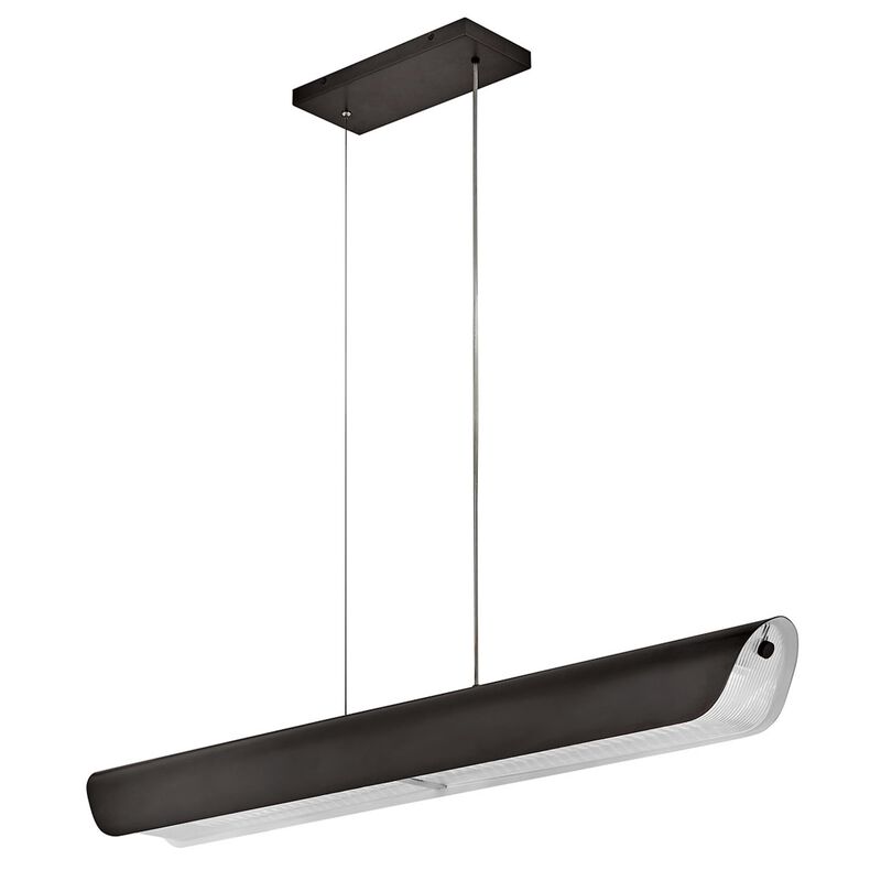 Arco 46 Inch Linear Suspension Light by Fredrick Ramond